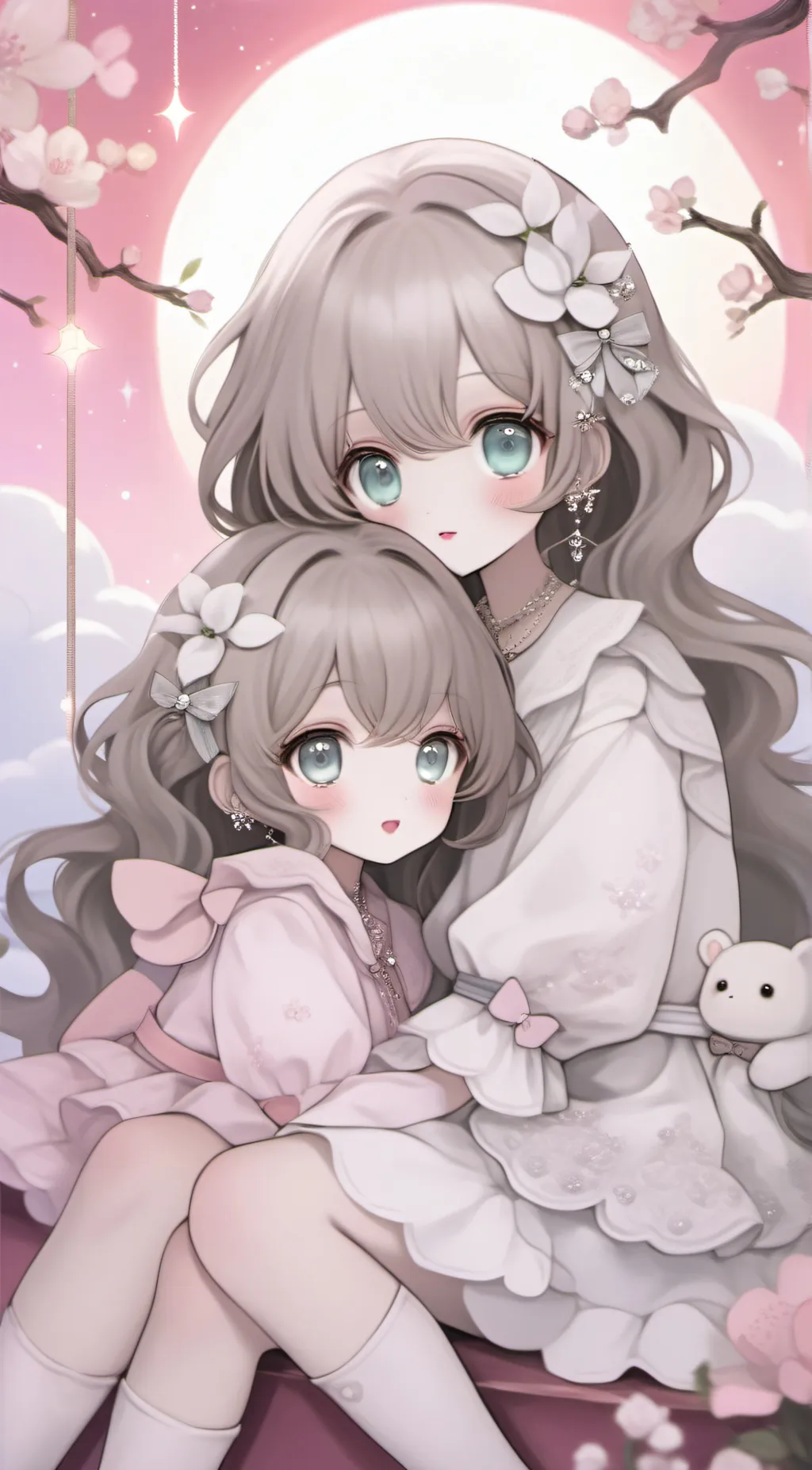 ai character: Ally and Marcia background