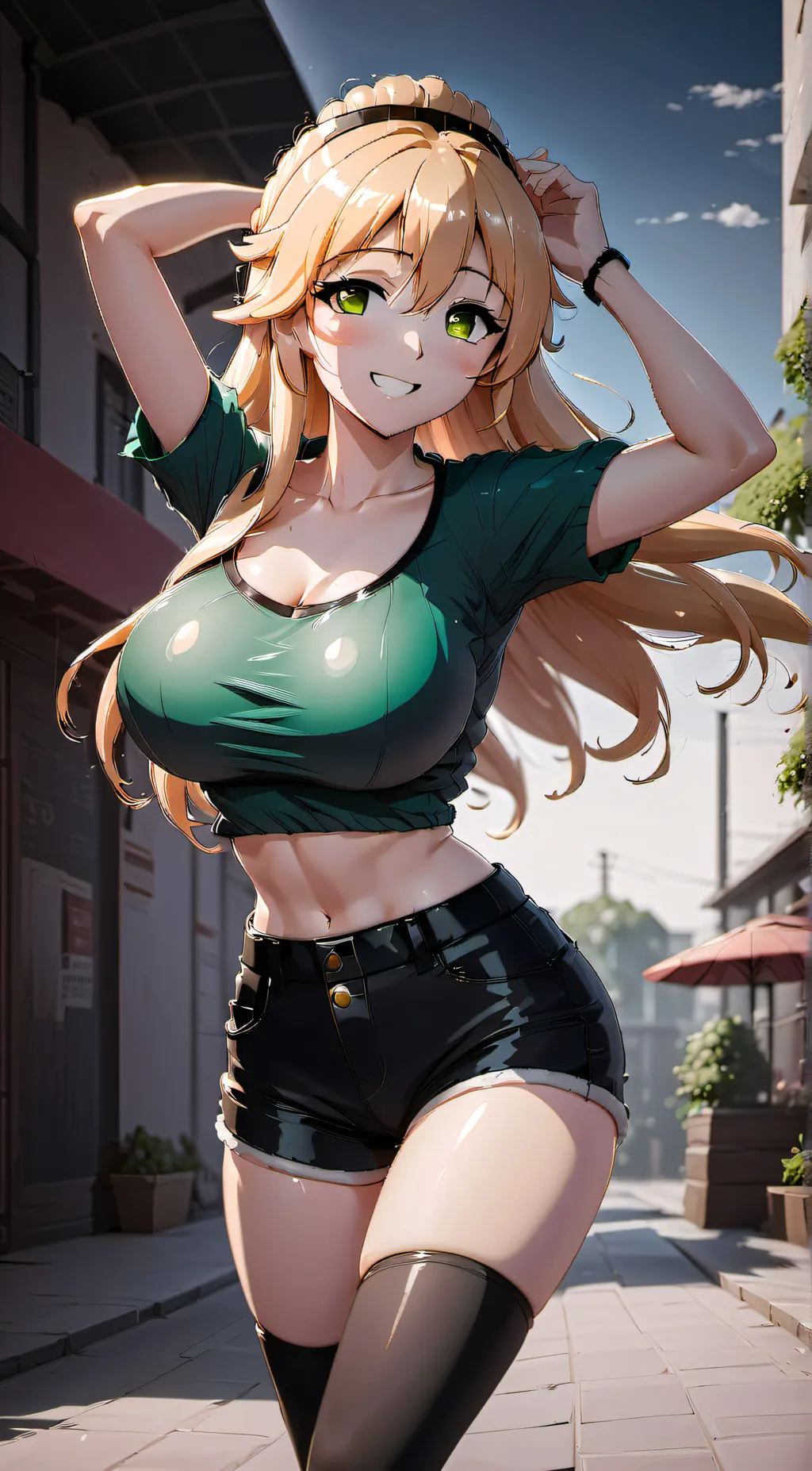 ai character: Summer background