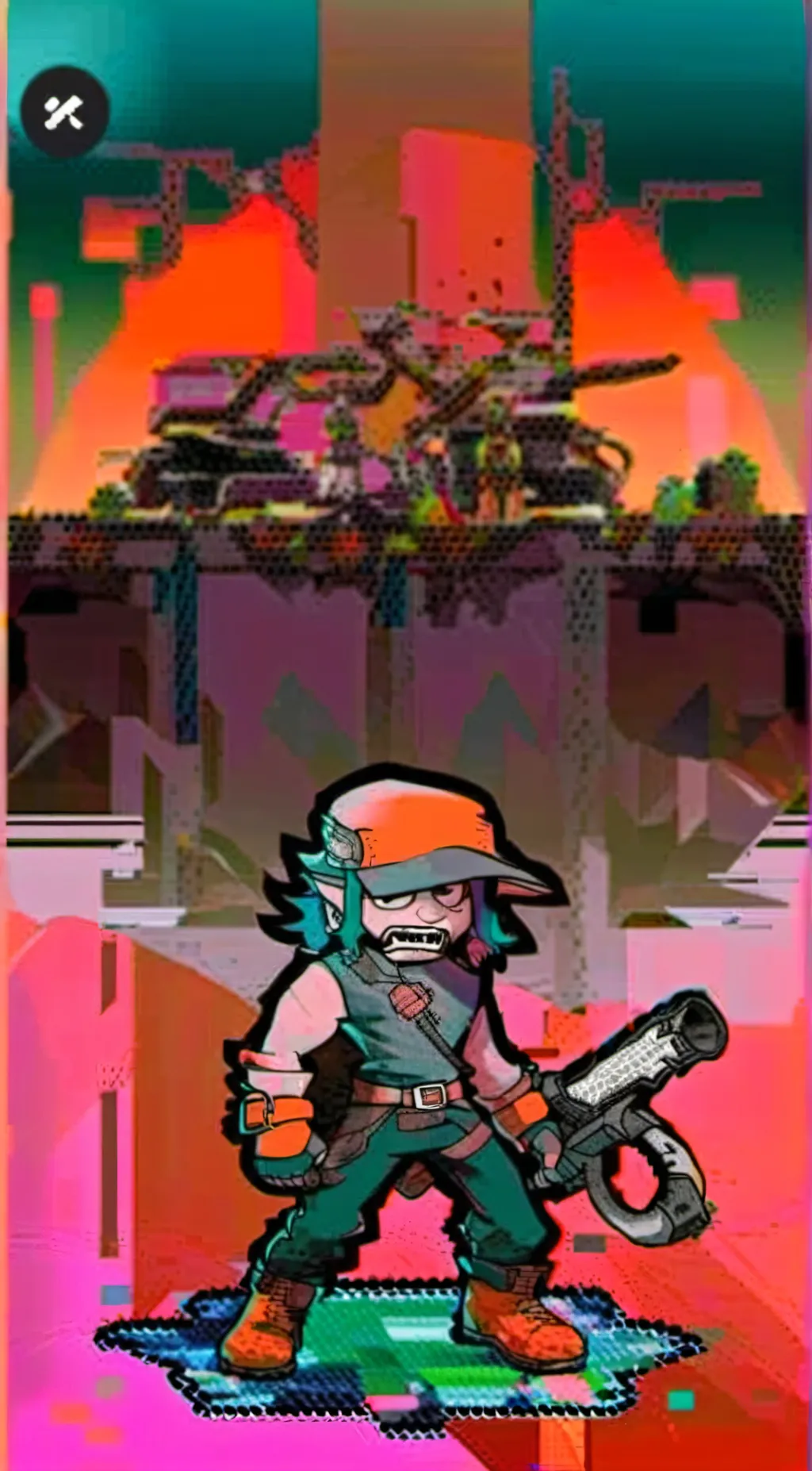 ai character: Salmon run rp background