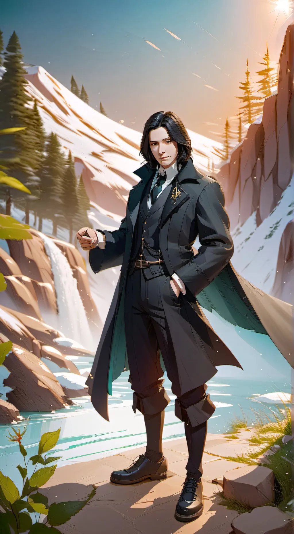ai character: Severus snape background