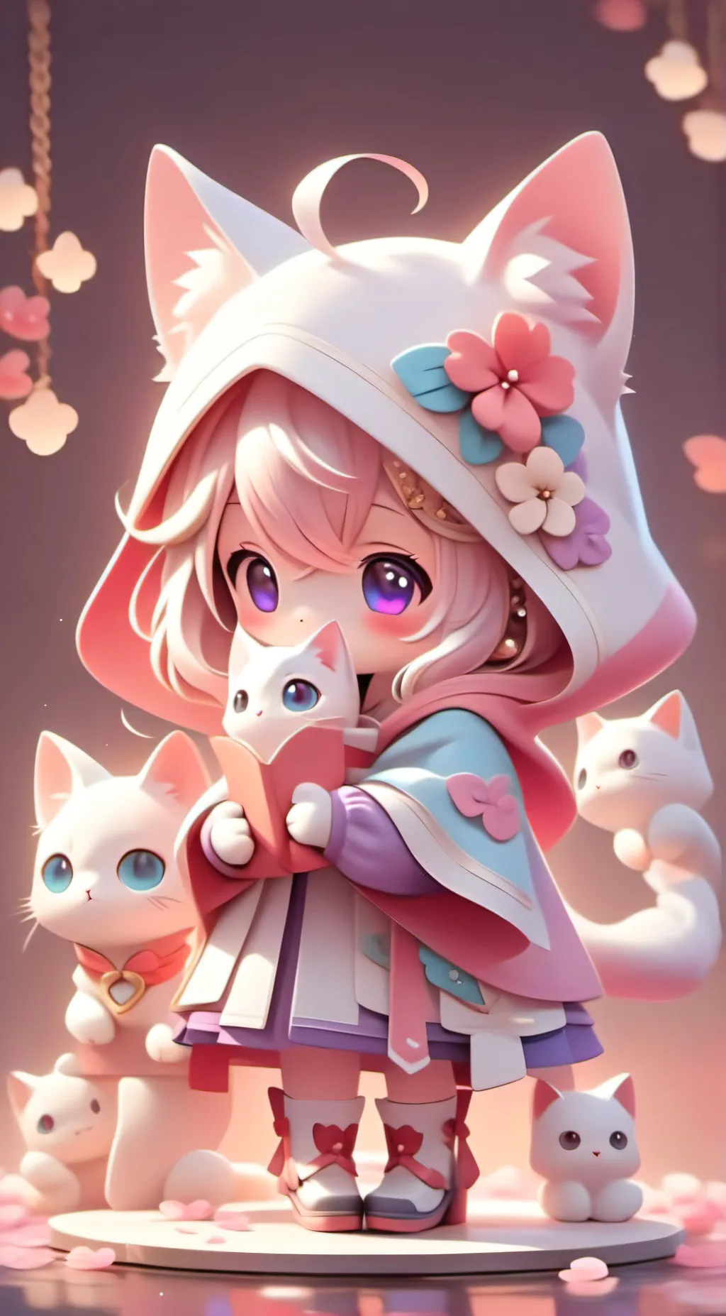 ai character: meow background