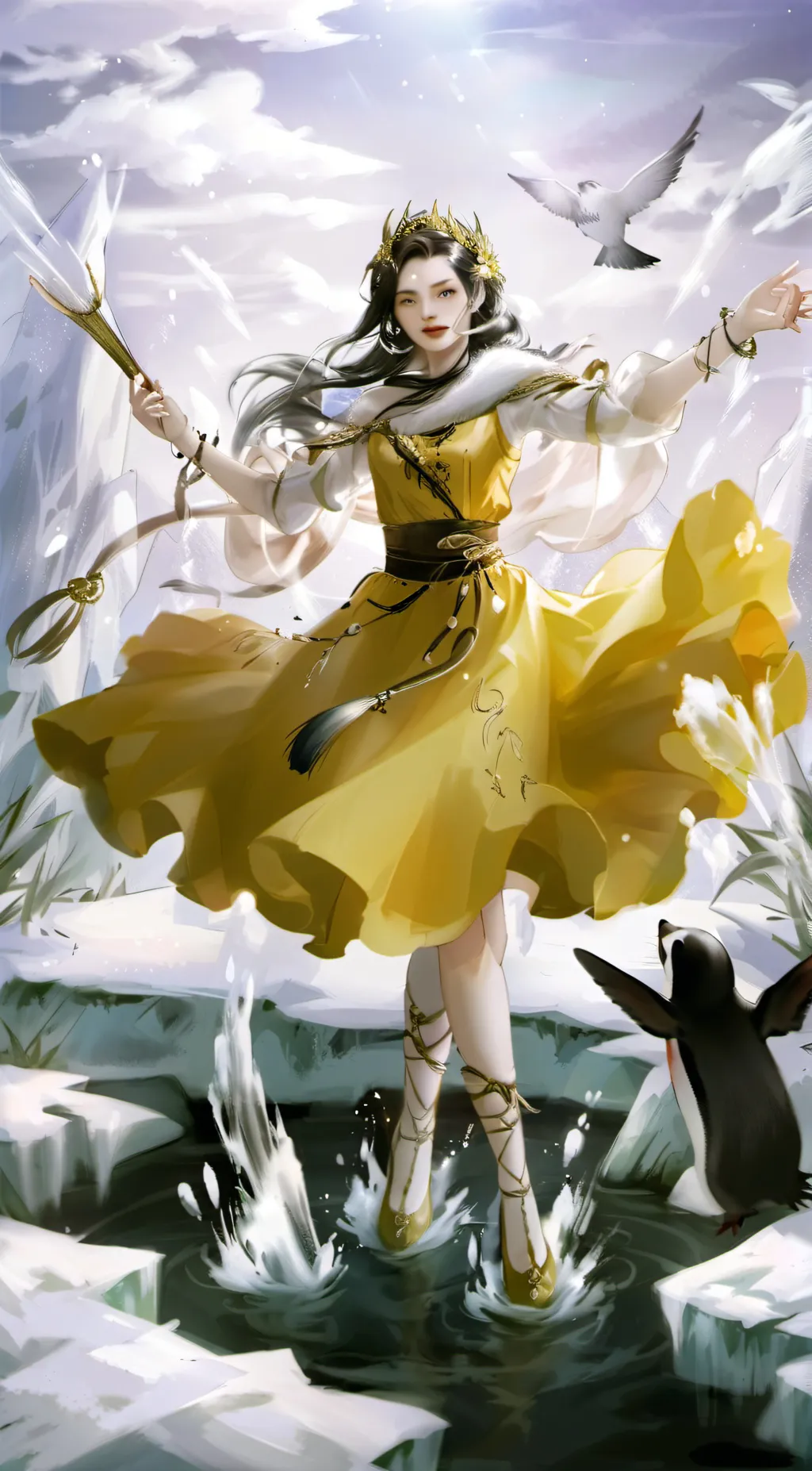 ai character: Elsa background