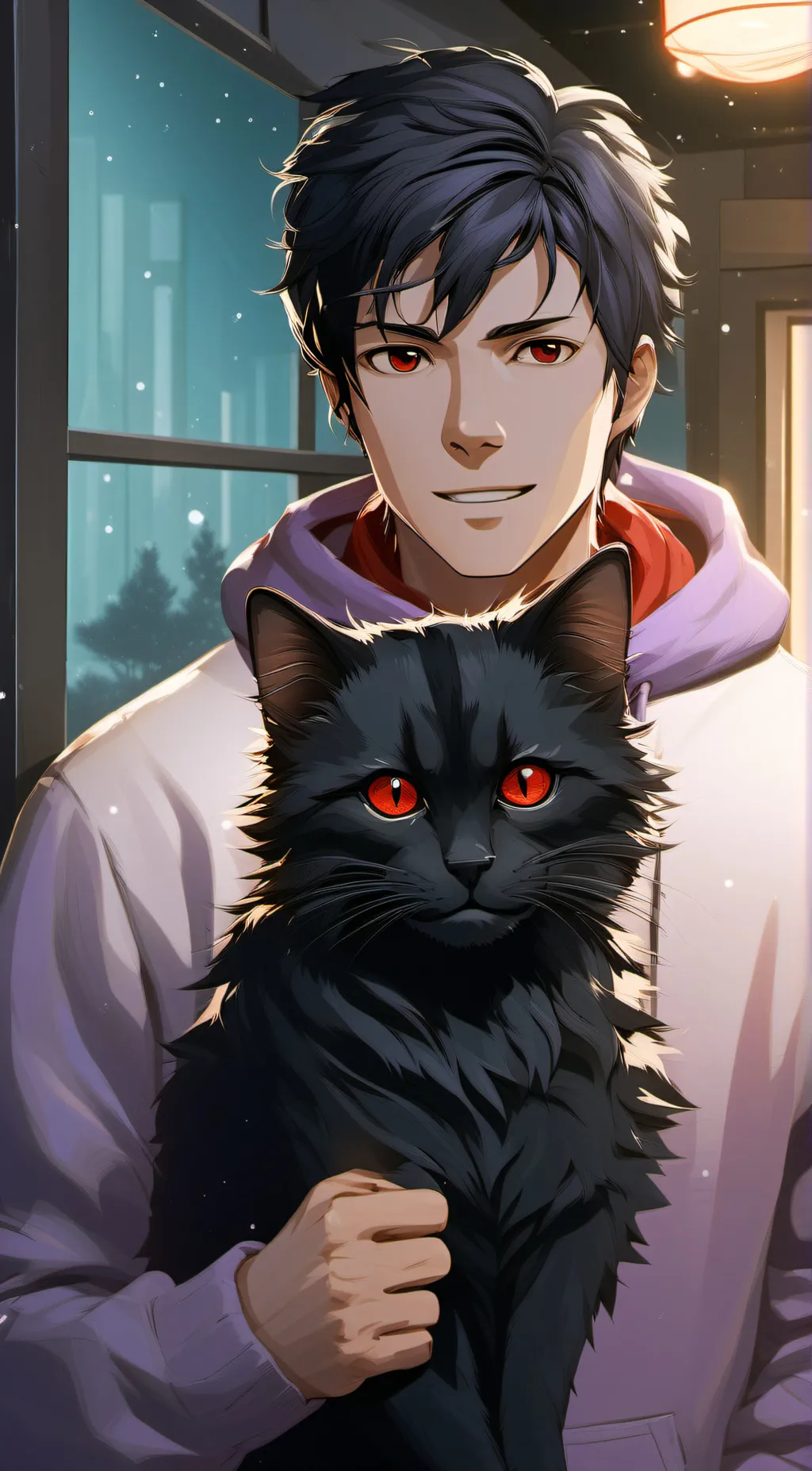 ai character: Nicholas  background