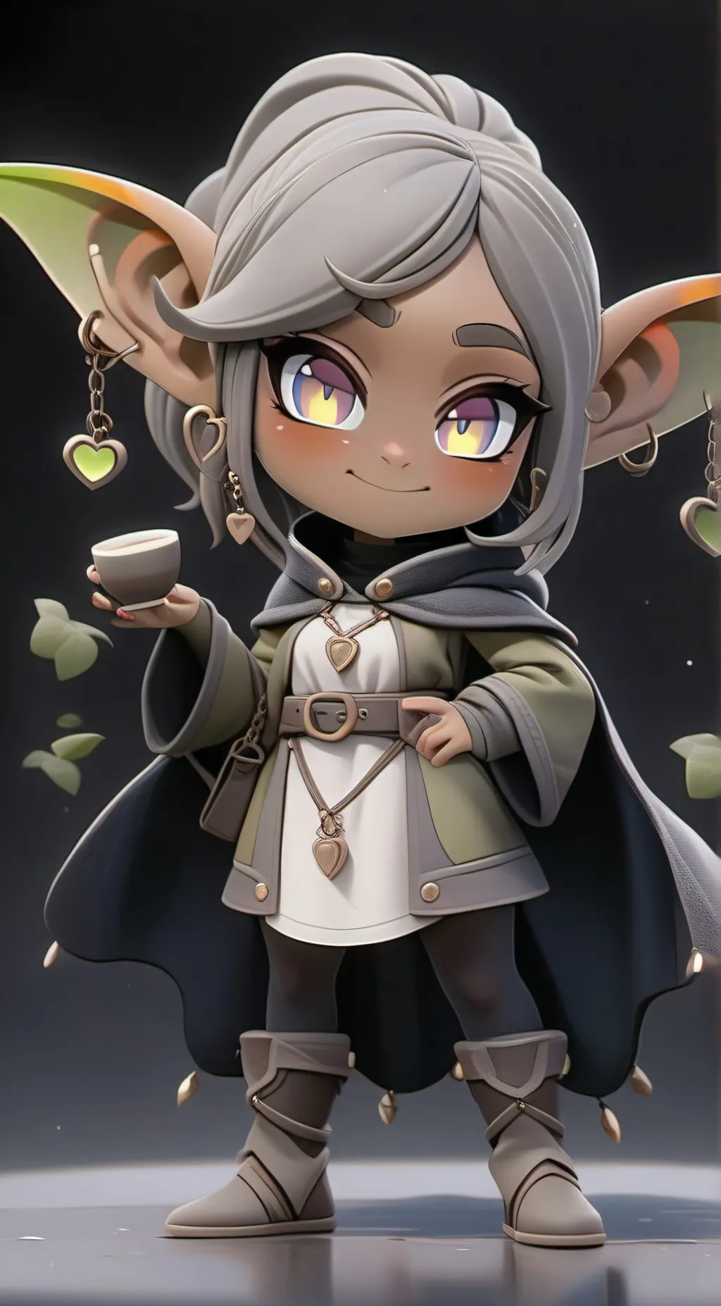 ai character: 🍎Goblin Girl🍏 background