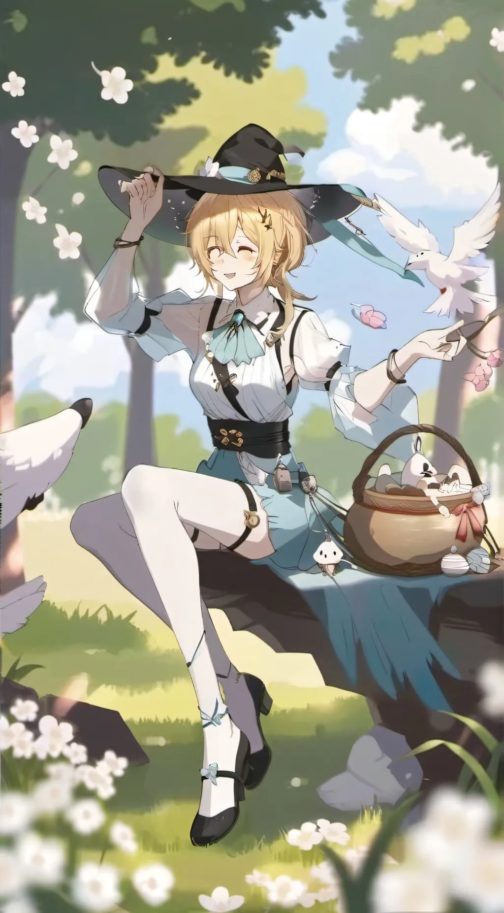 ai character: Genshin impact  background
