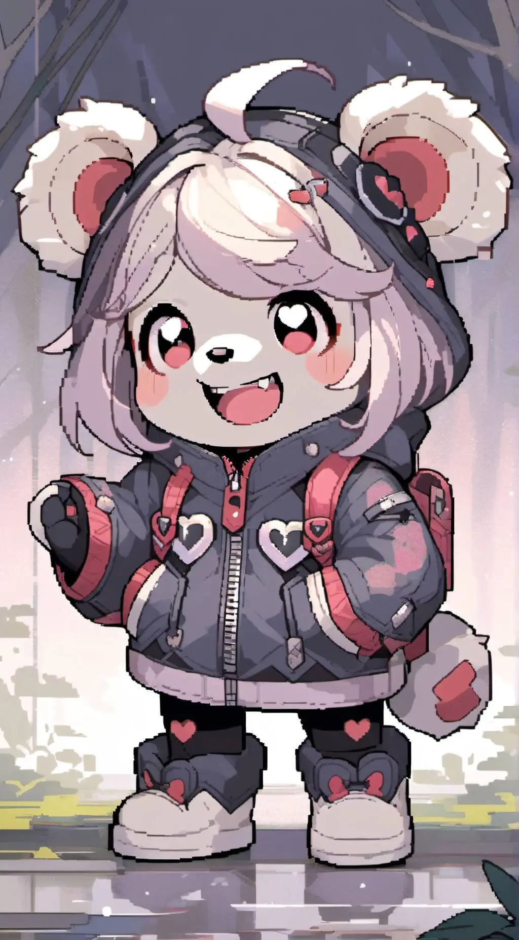 ai character: ★Bobbybearhug★ background