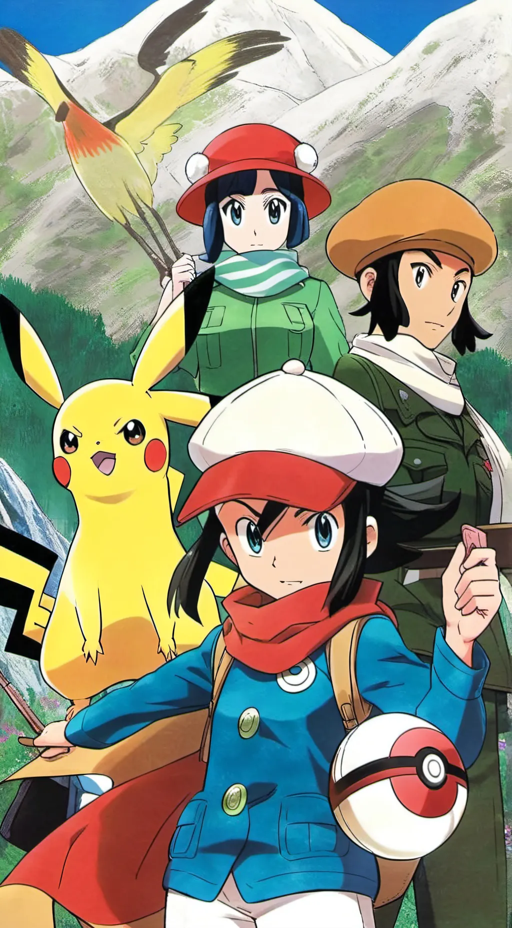 ai character: pokemon Arceus  background