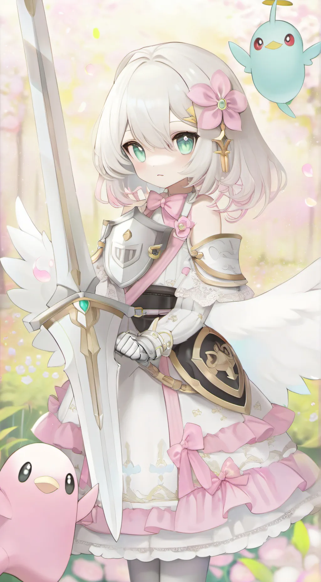 ai character: Aria background