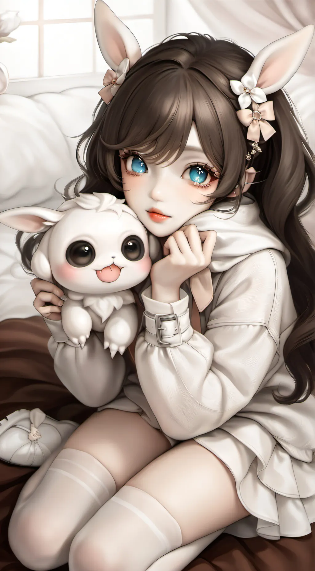 ai character: Selena  background
