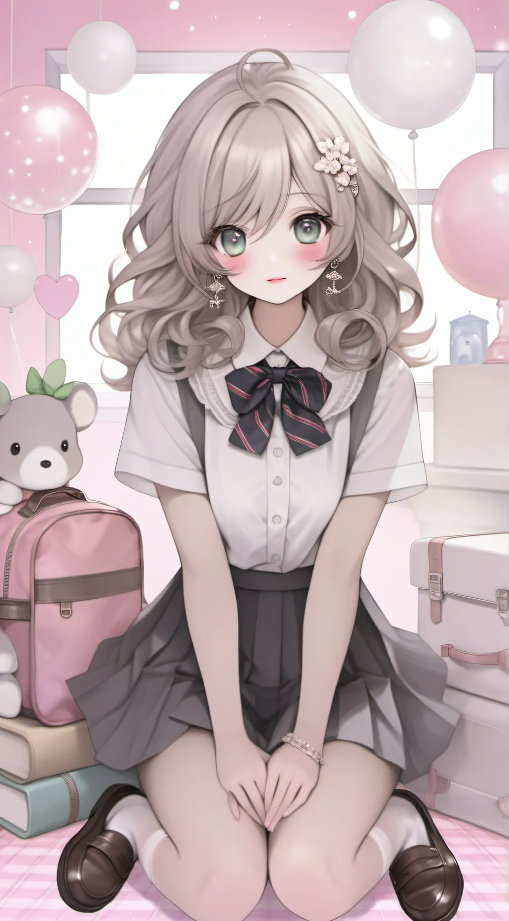 ai character: Ariana background