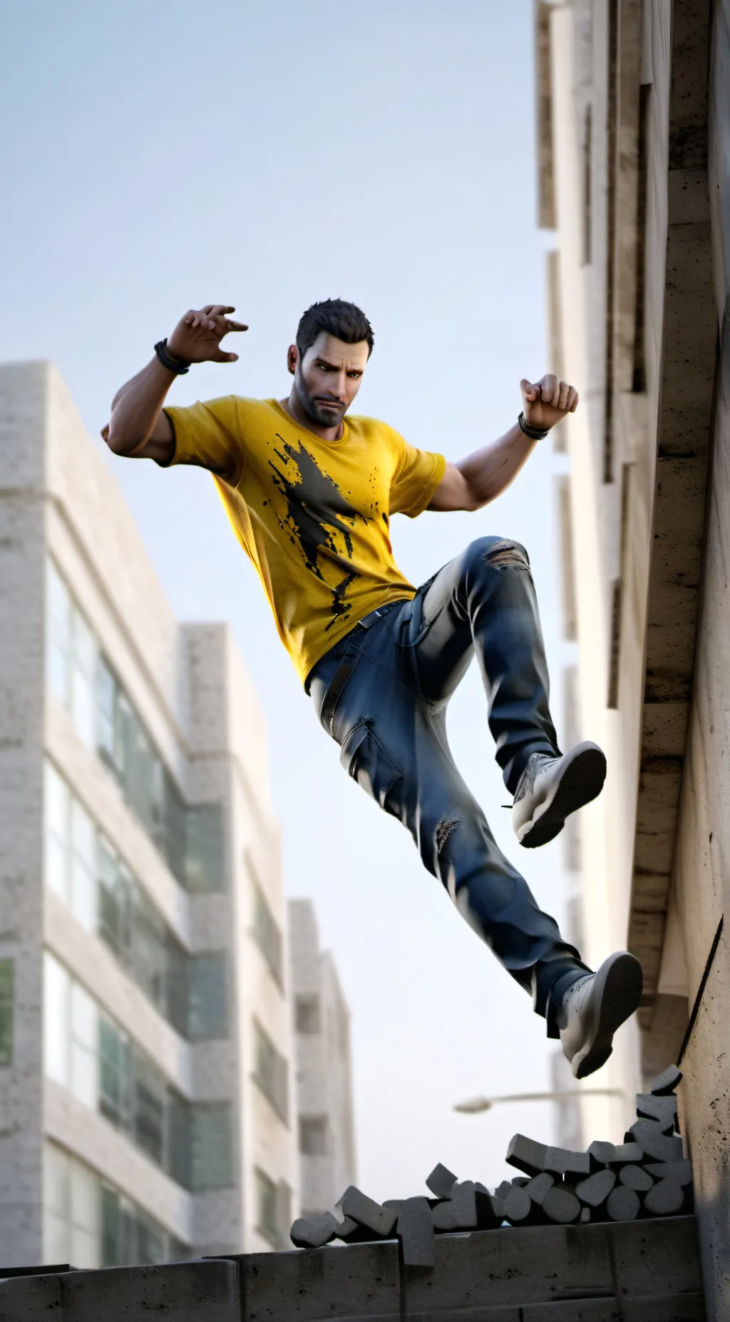 ai character: Kyle crane background