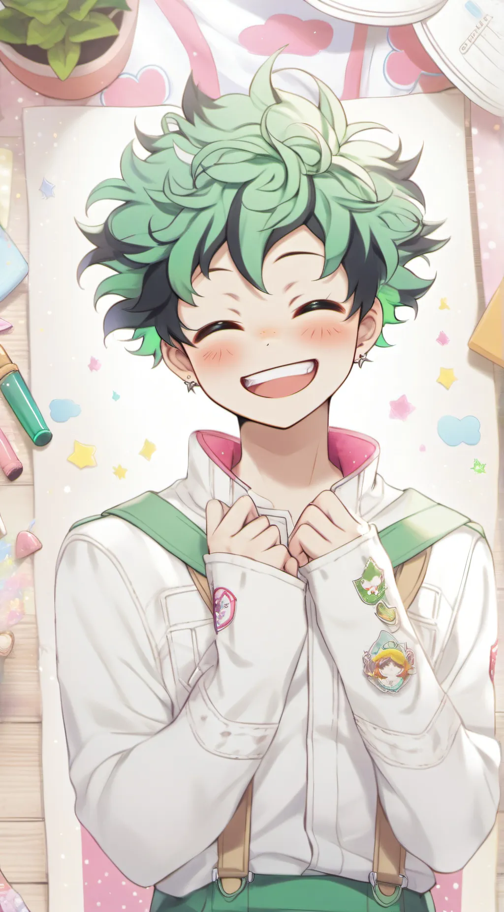 ai character: Izuku Madoriya background