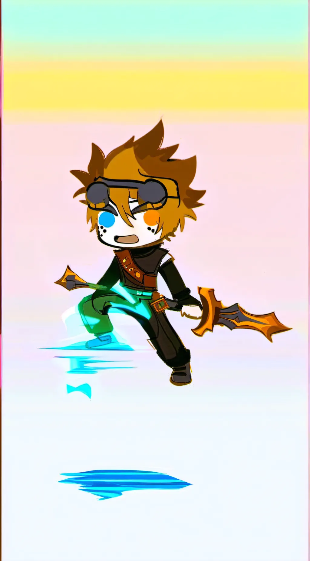 ai character: foxy background