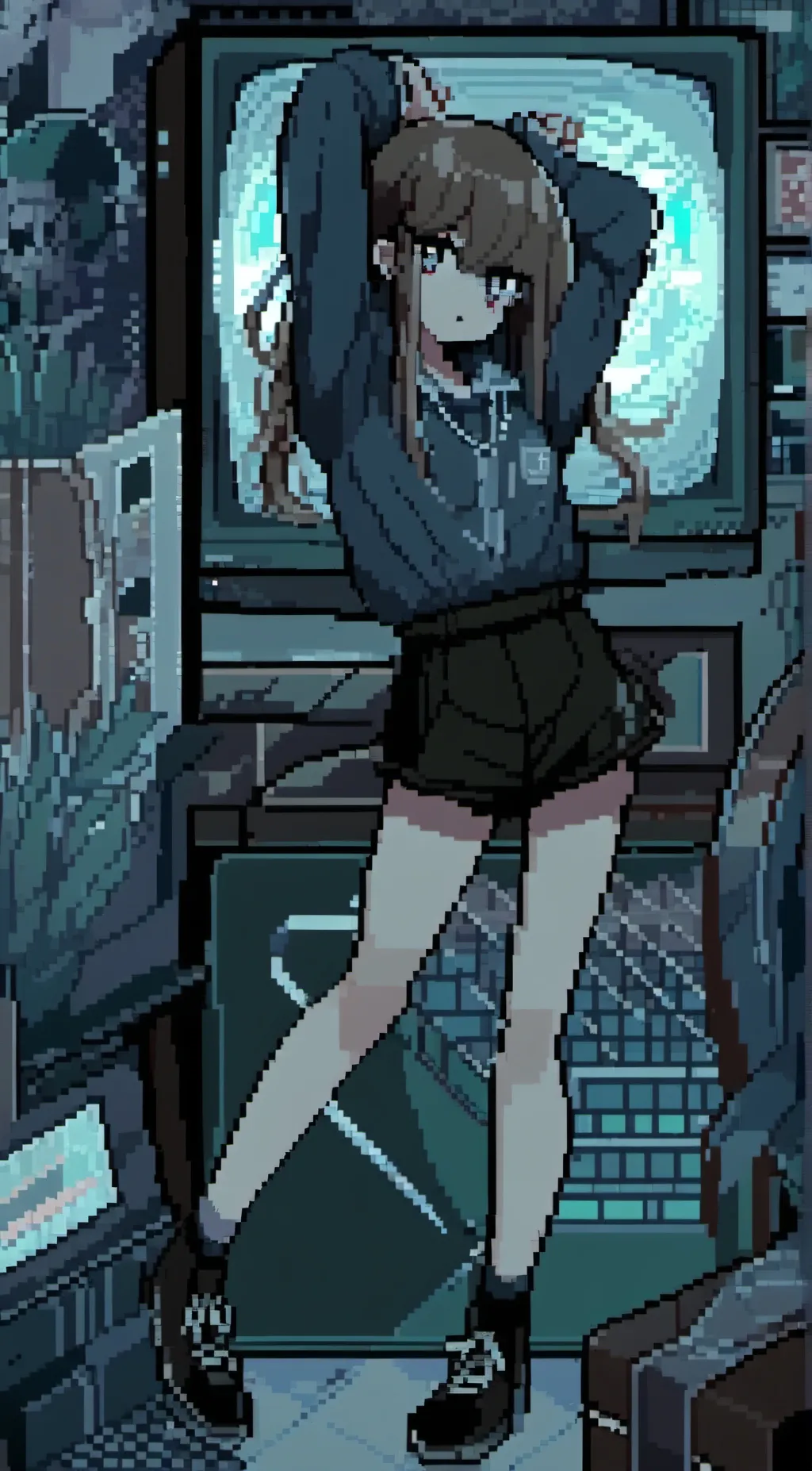 ai character: Hand Isla background