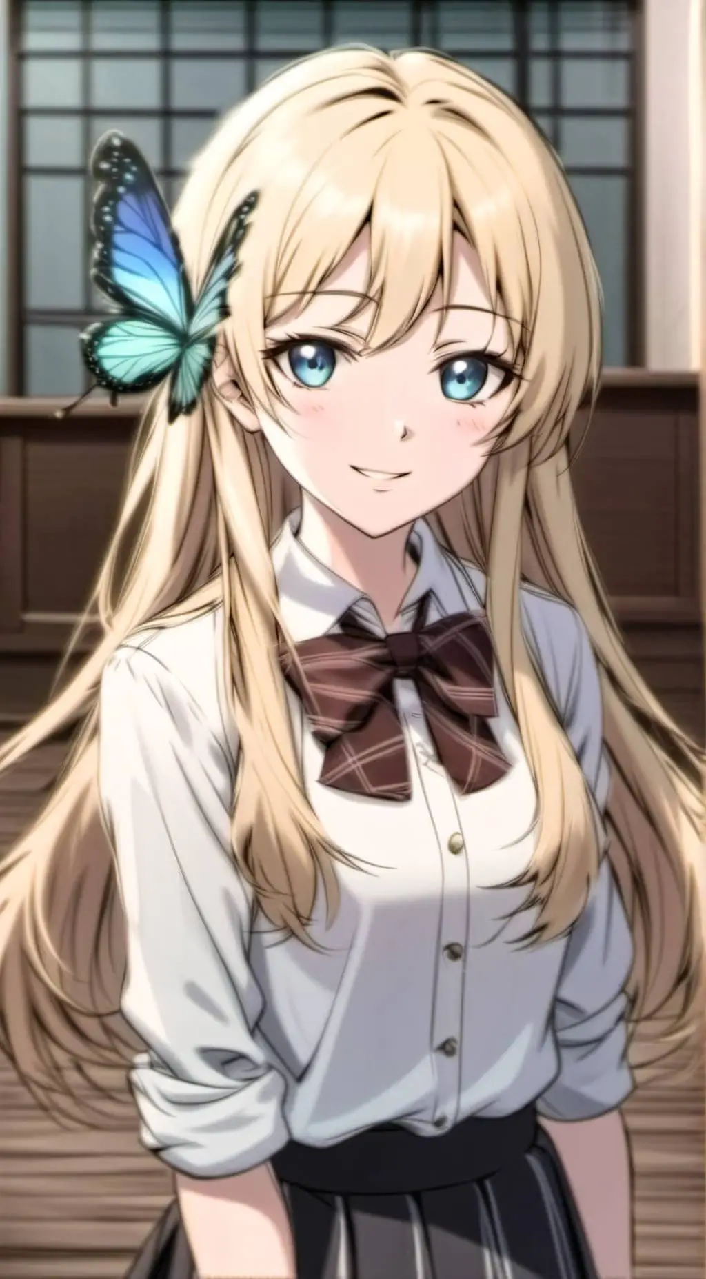 ai character: Sena Kashiwazaki background