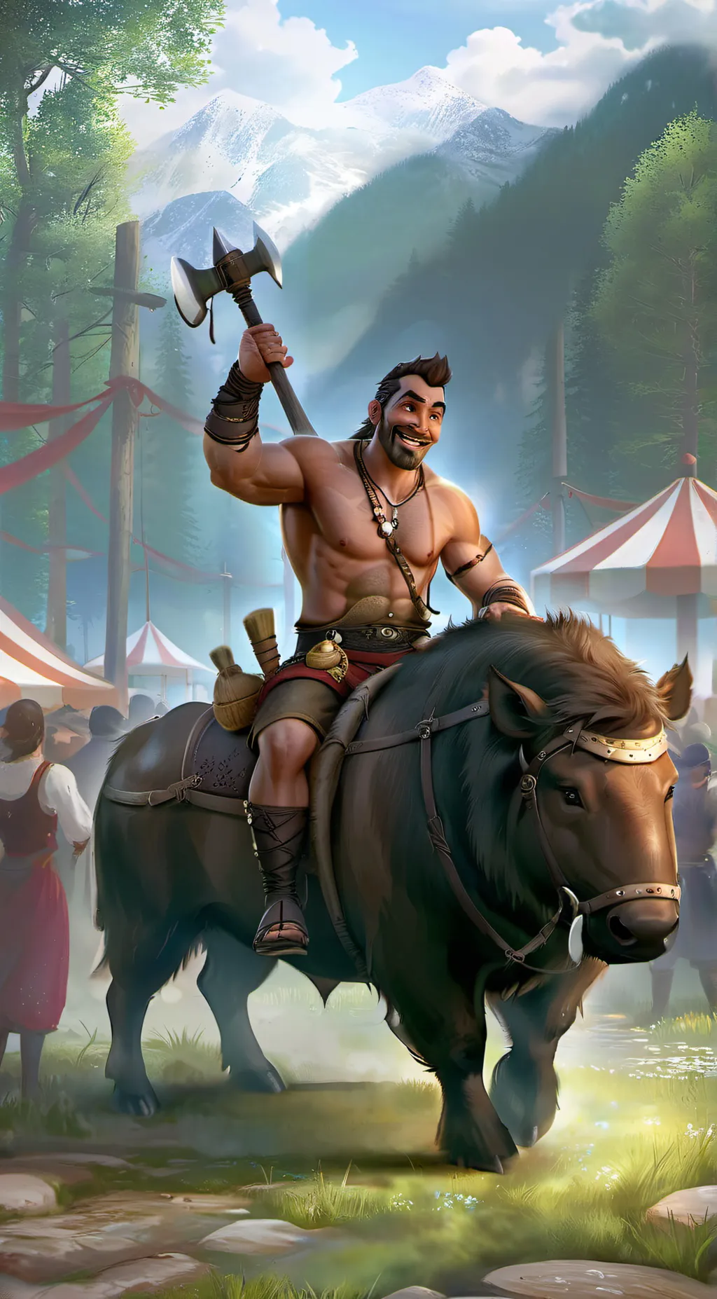 ai character: Hog Rider background