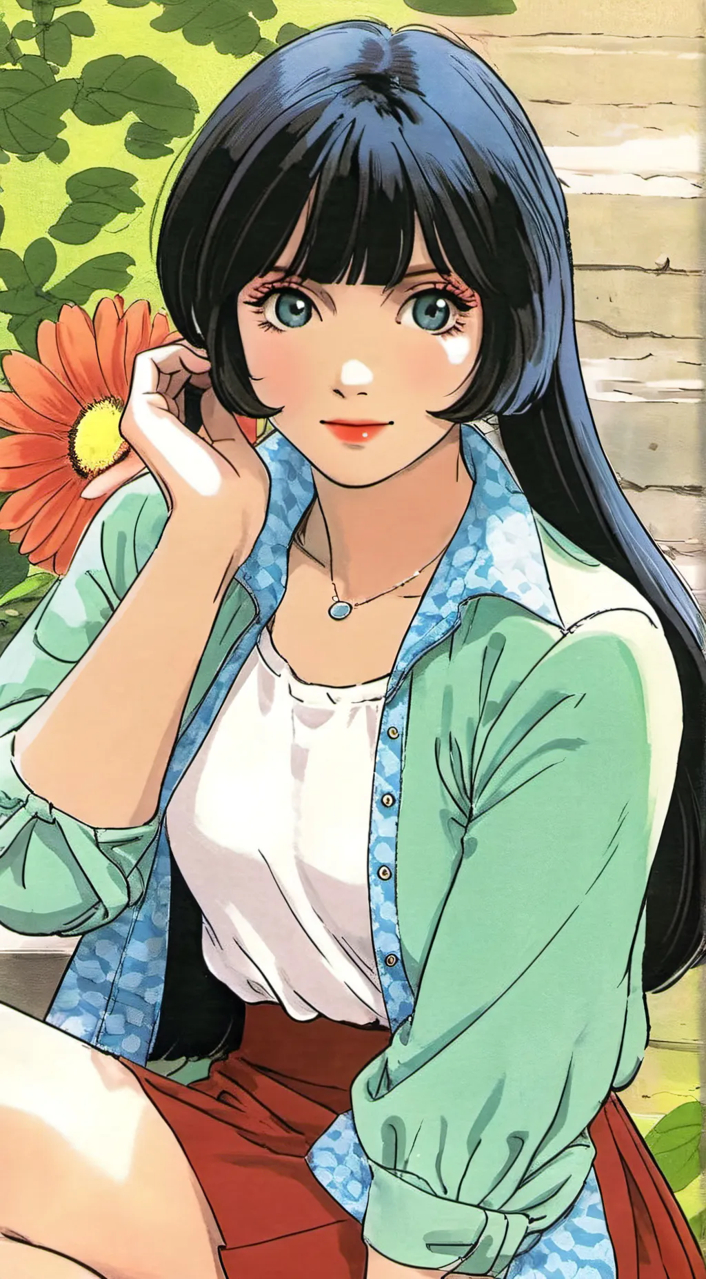 ai character: Nastsukashi background