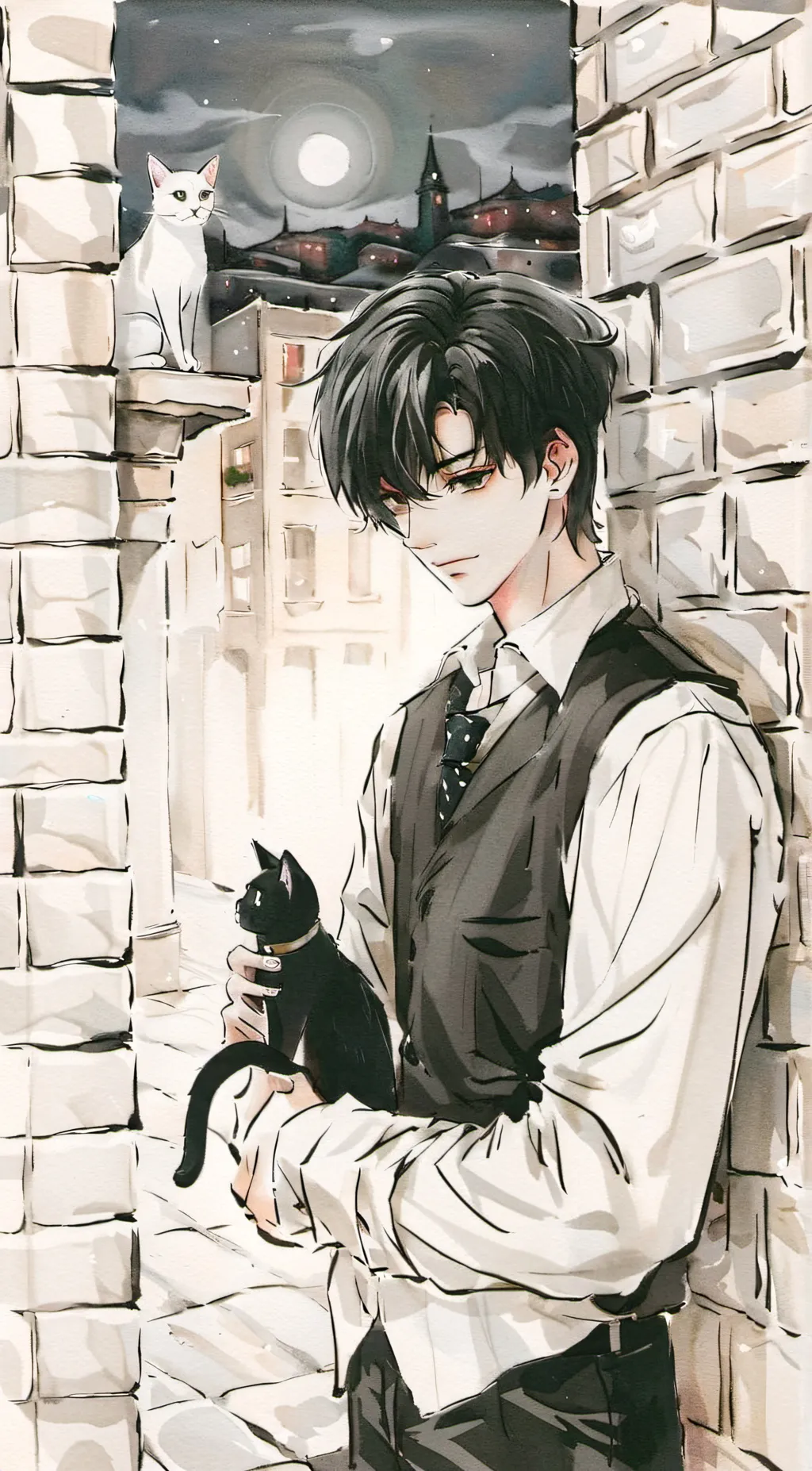 ai character: Leo background