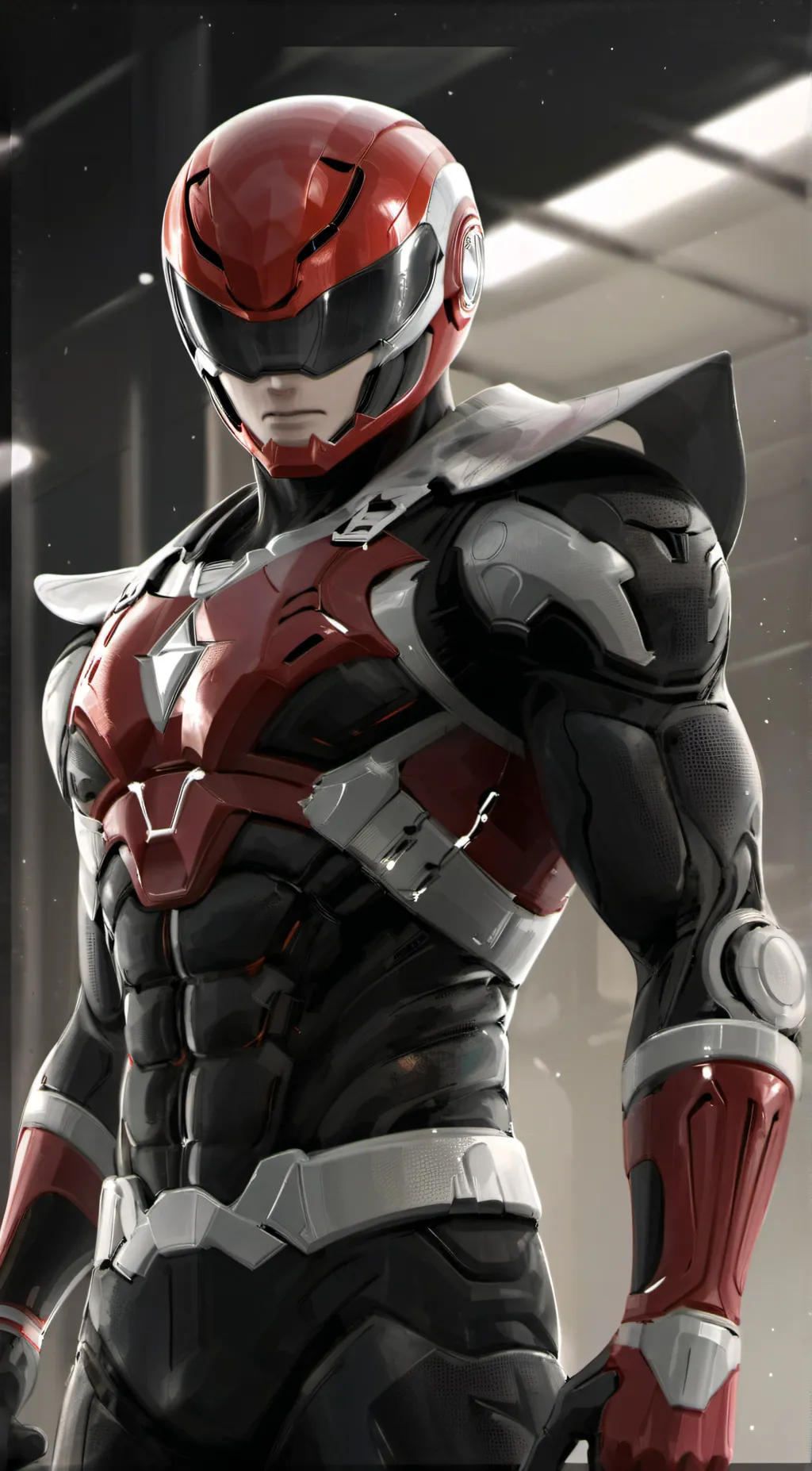ai character: noah angel snow background