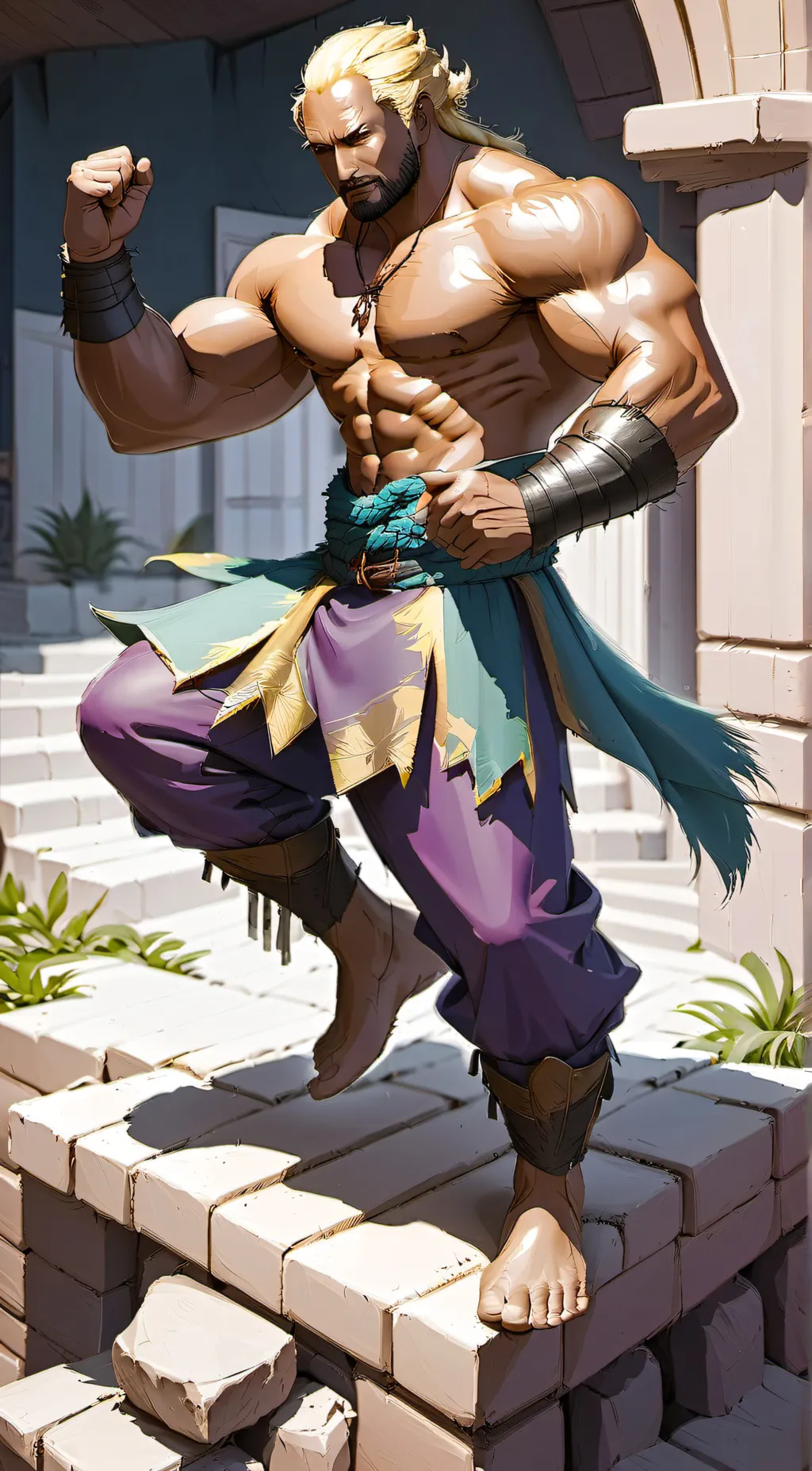 ai character: Titan background
