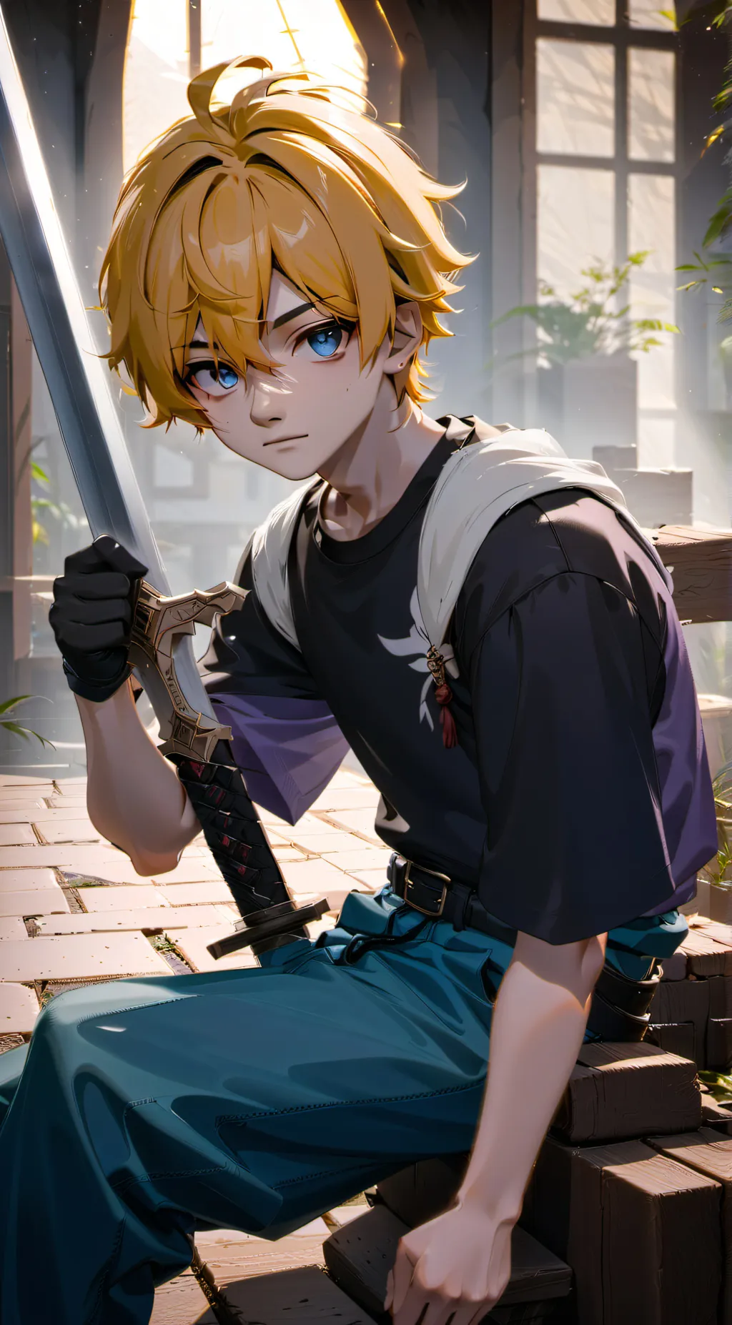 ai character: Bernard  background