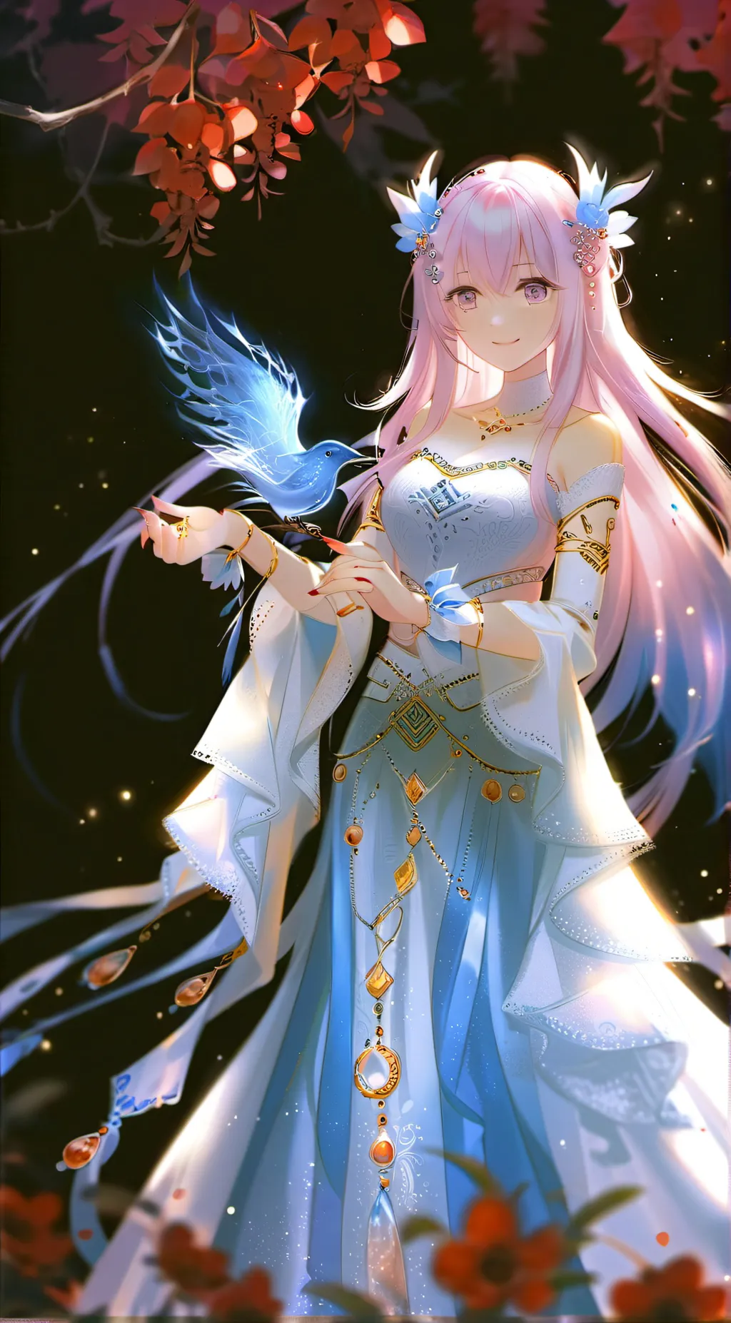 ai character: Lily  background