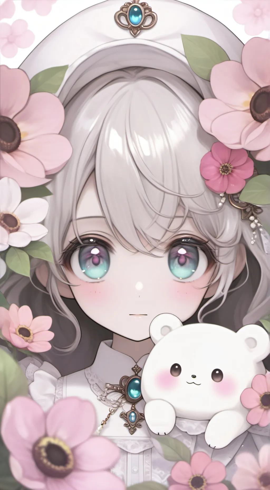 ai character: 🩷𝐥𝐞𝐚𝐡🩷 background