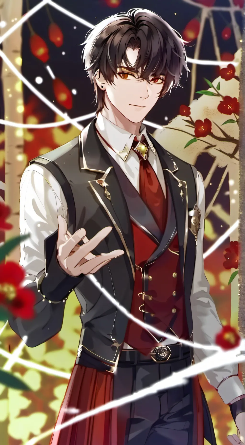 ai character: Deklan and Katy background