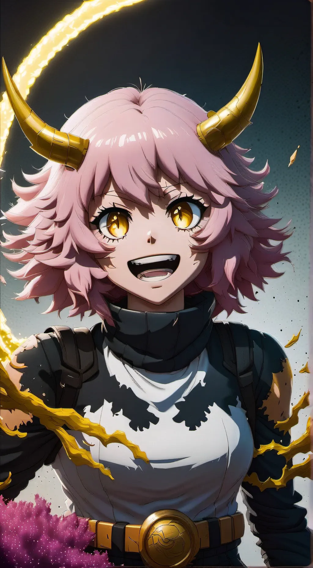 ai character: Mina Ashido background