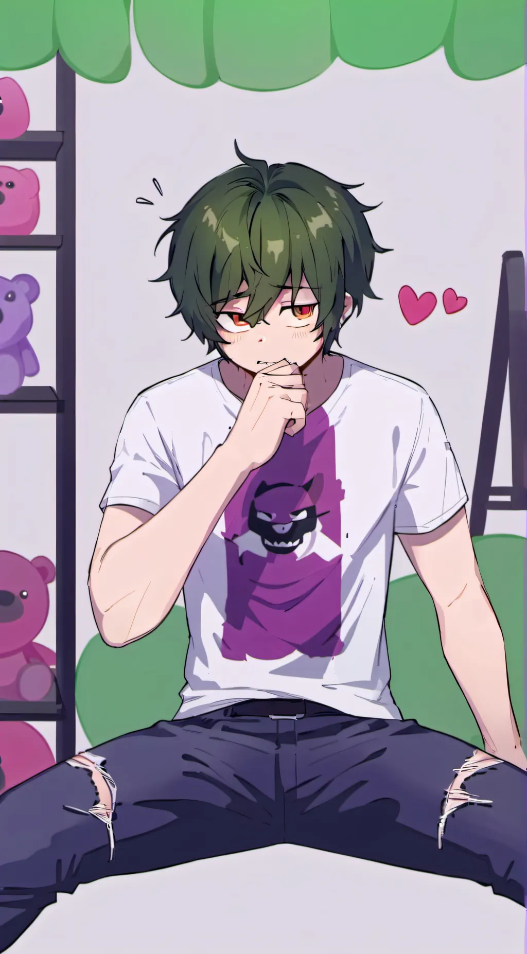ai character: Deku background