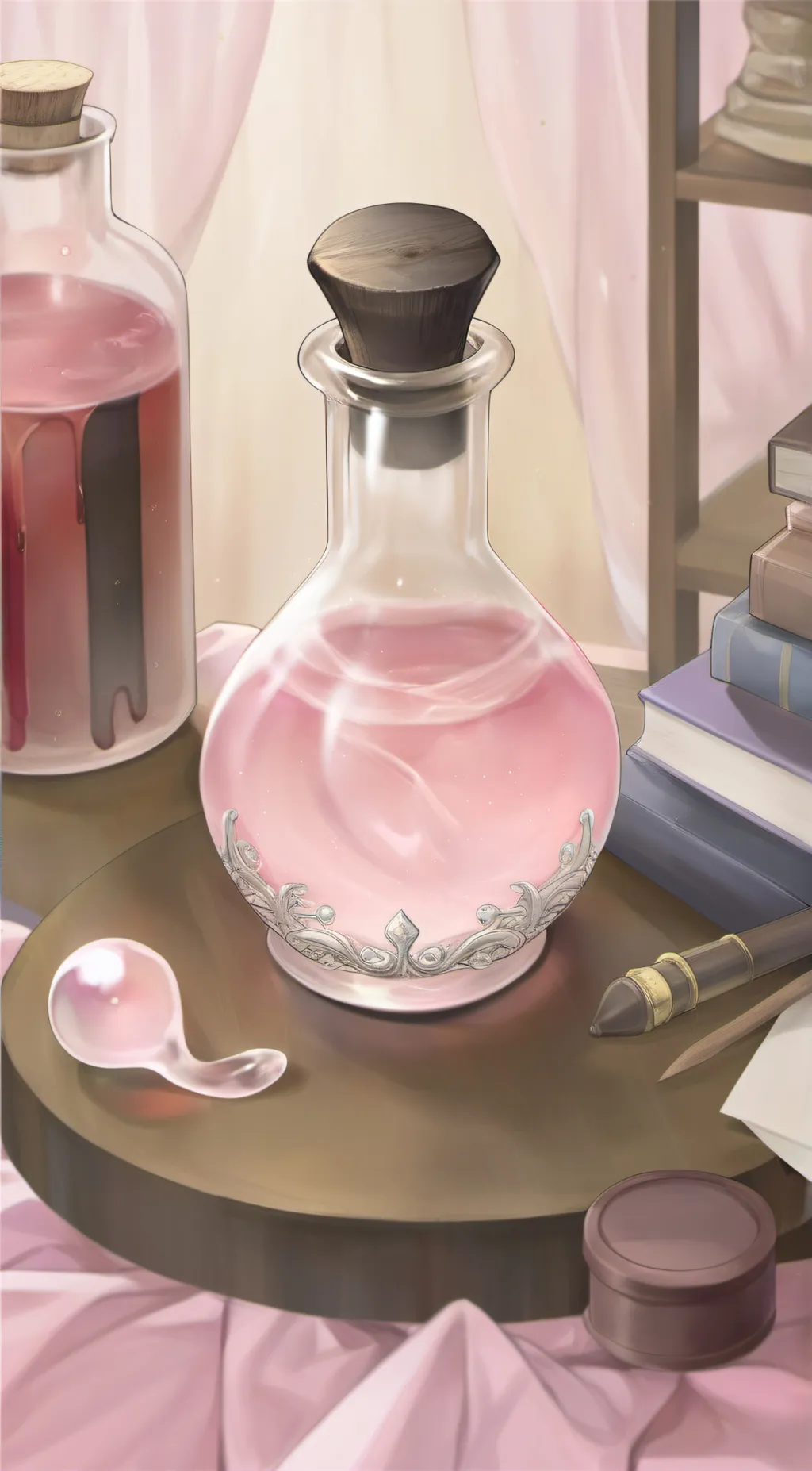 ai character: Femboy potion background