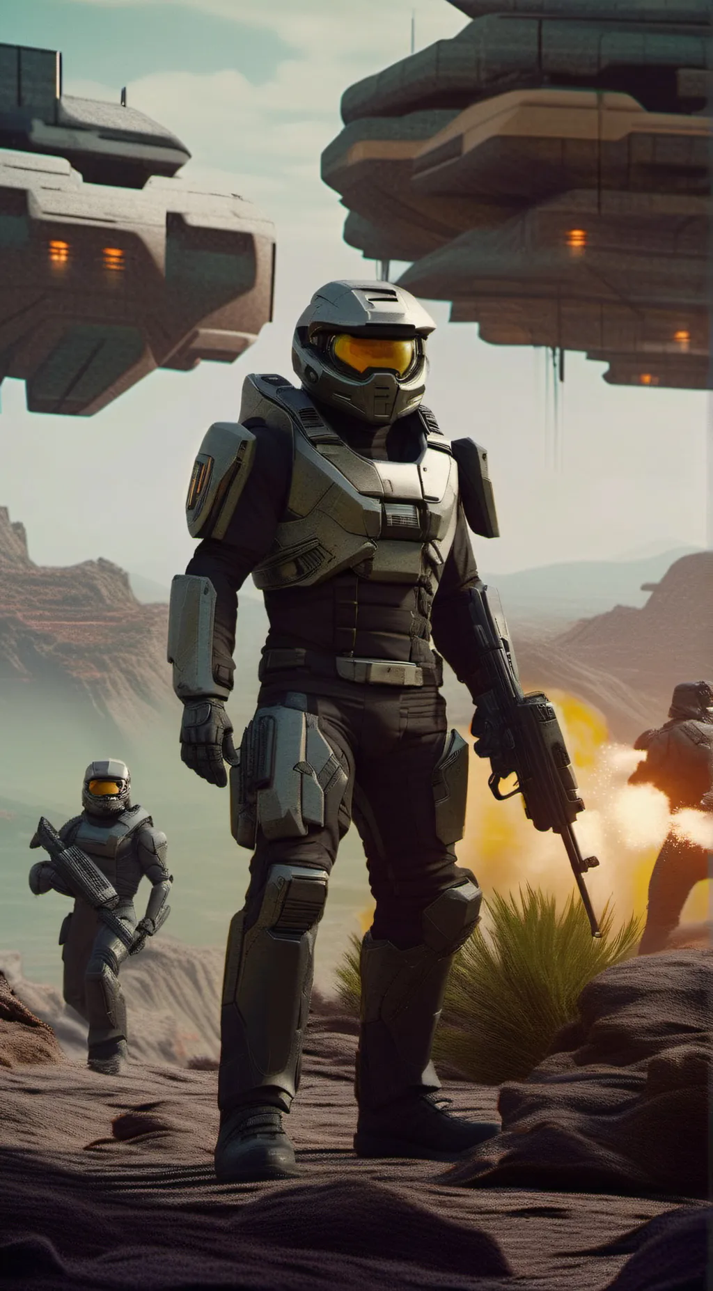 ai character: Team silver  background