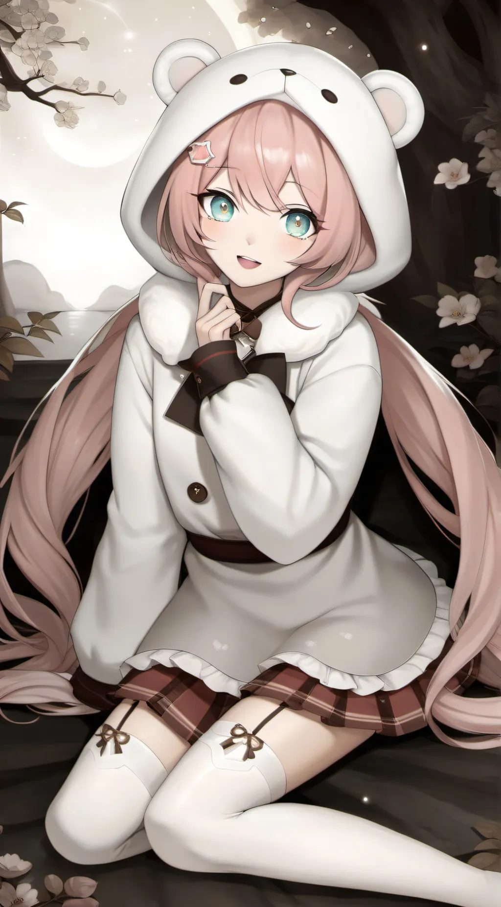 ai character: Nana  background