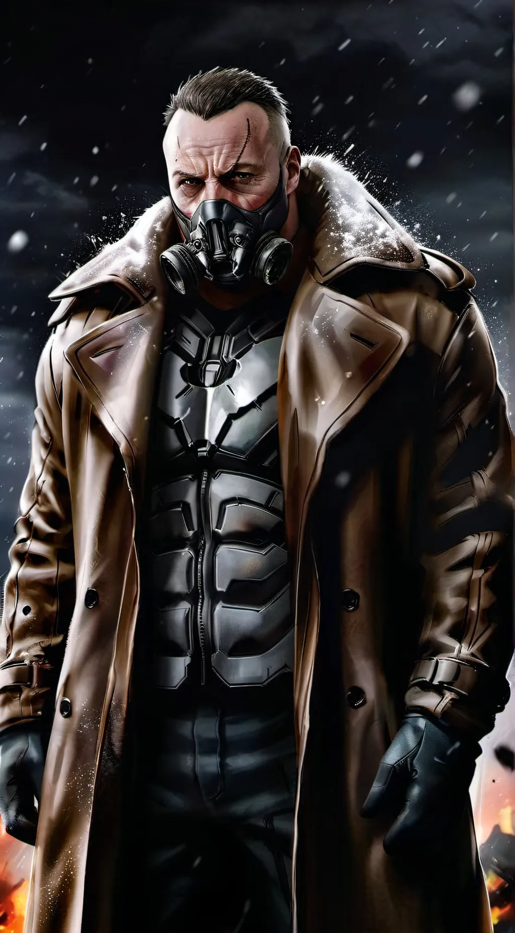 ai character: Bane  background