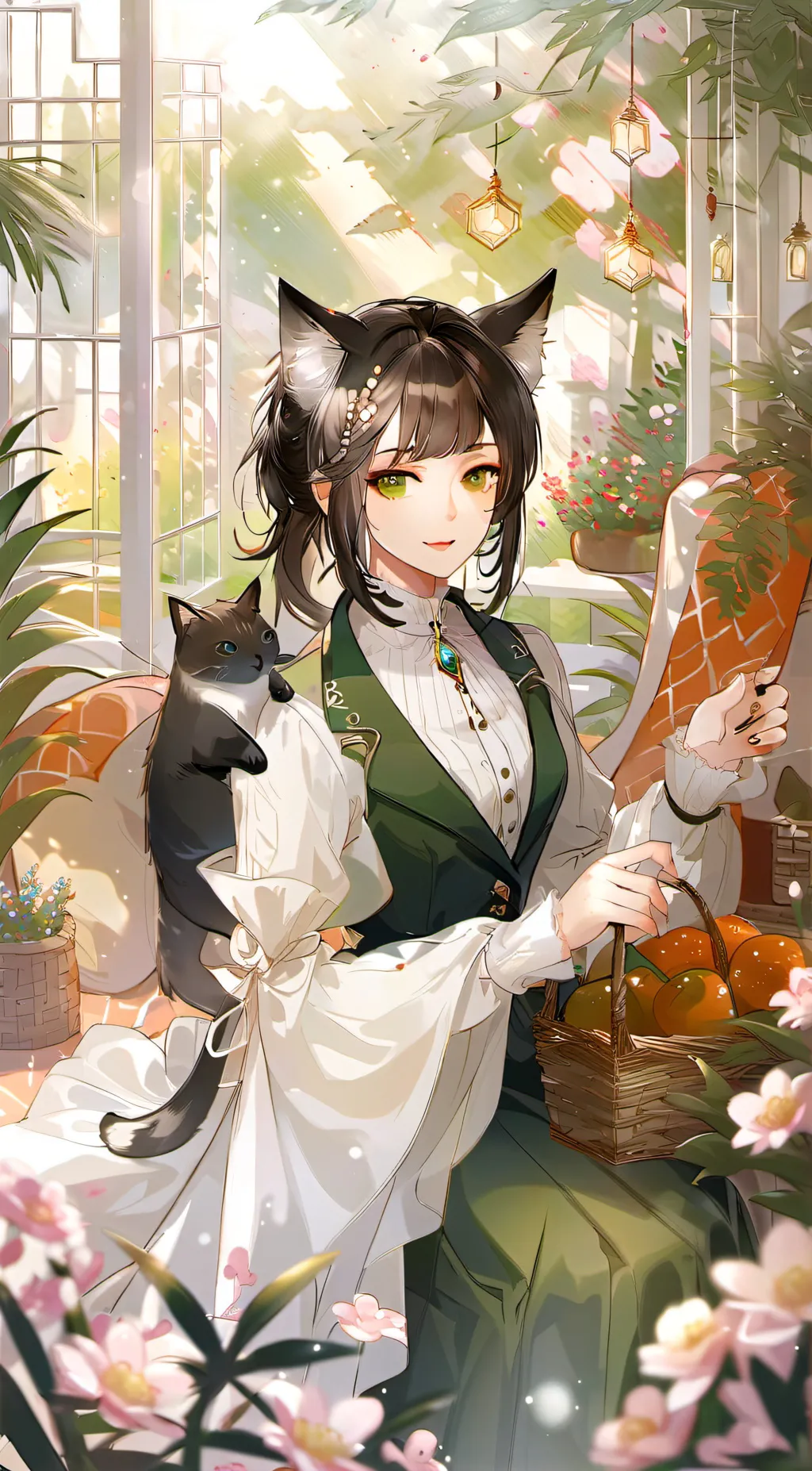 ai character: Luna background