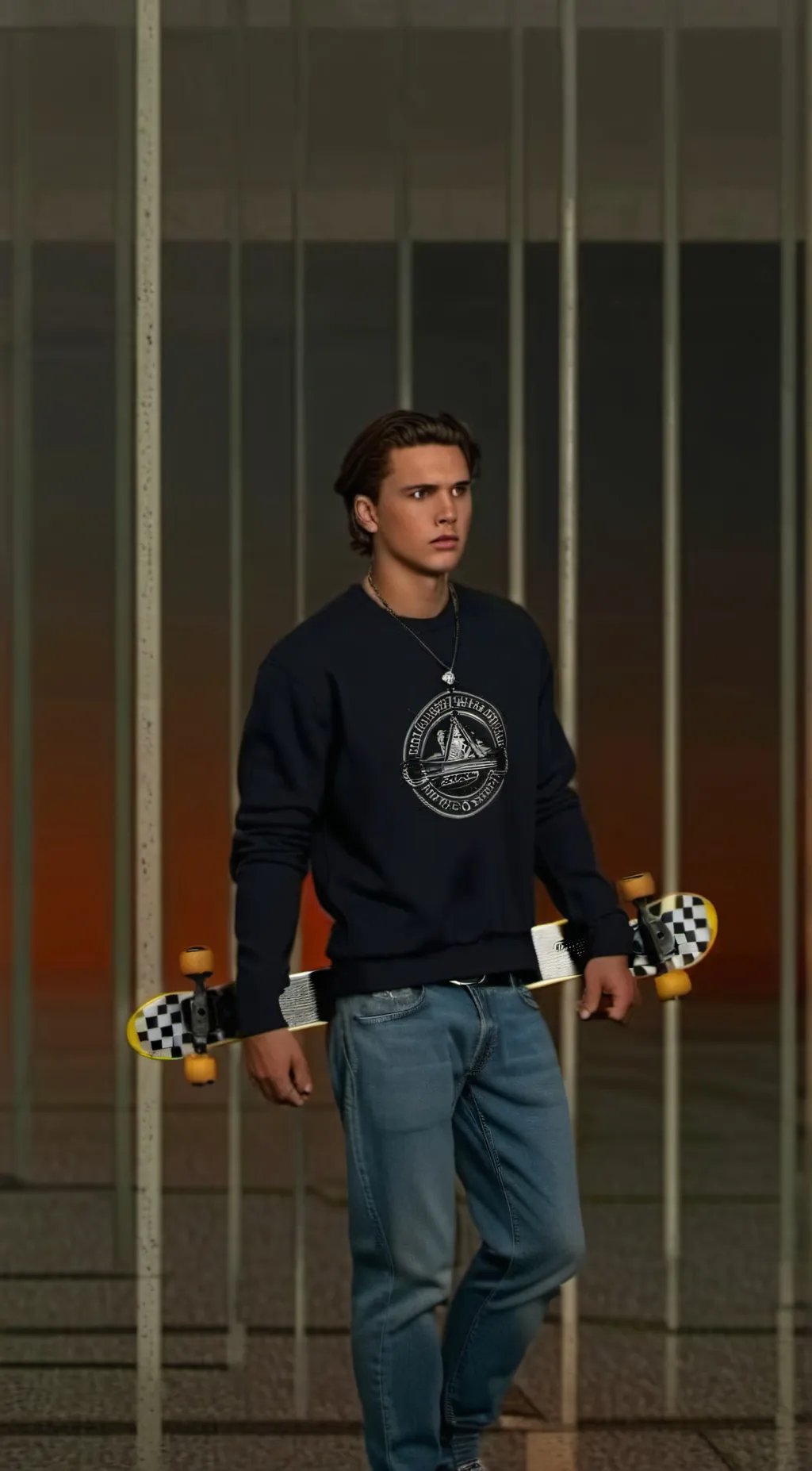 ai character: Robby Keene  background