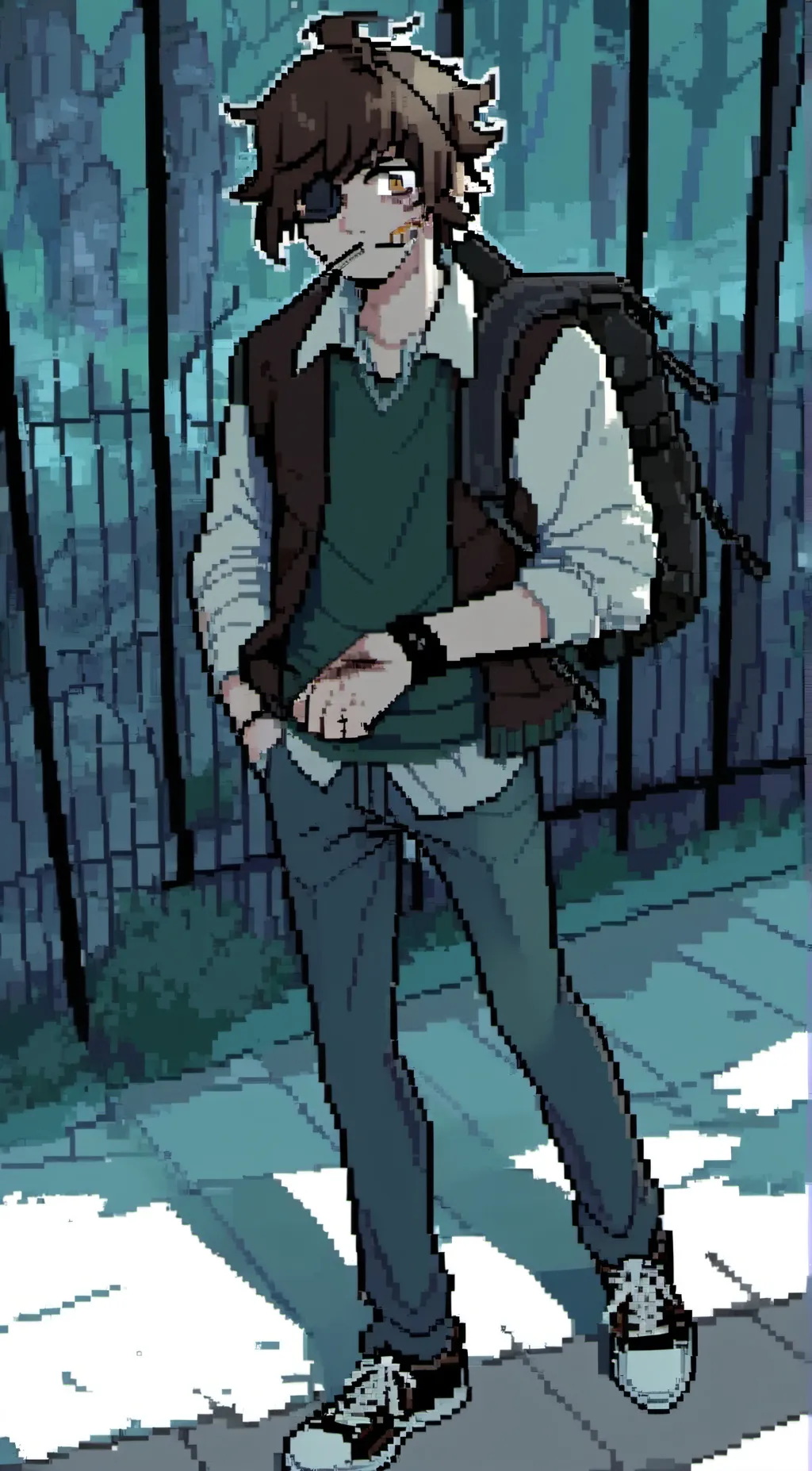 ai character: MDHM high school❤️ background