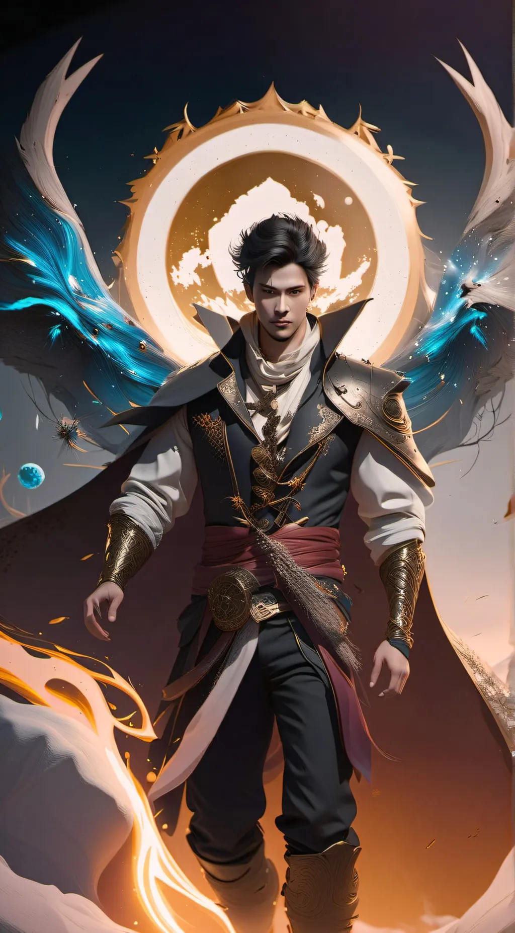 ai character: Leo background
