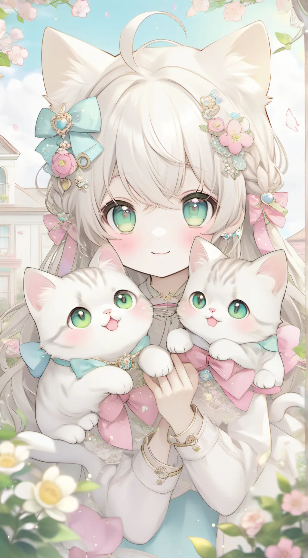 ai character: lisa monica lily background