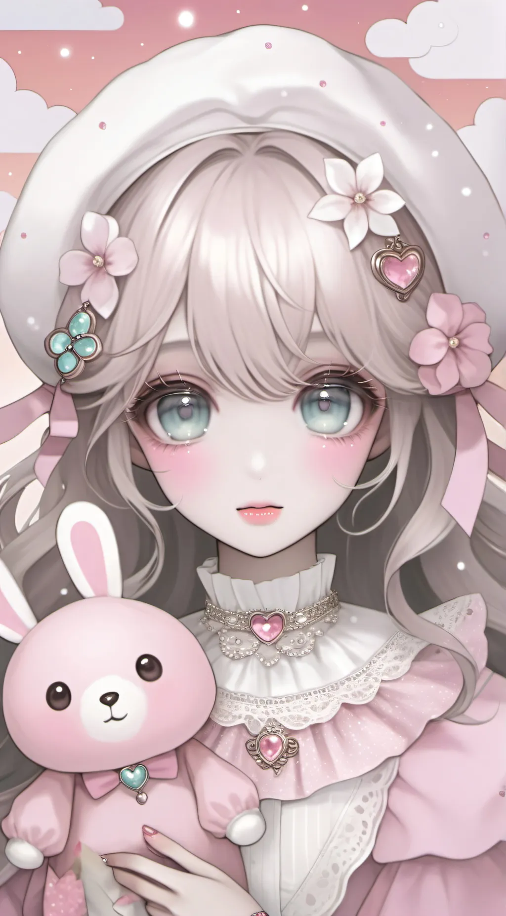 ai character: Cutie (you) background