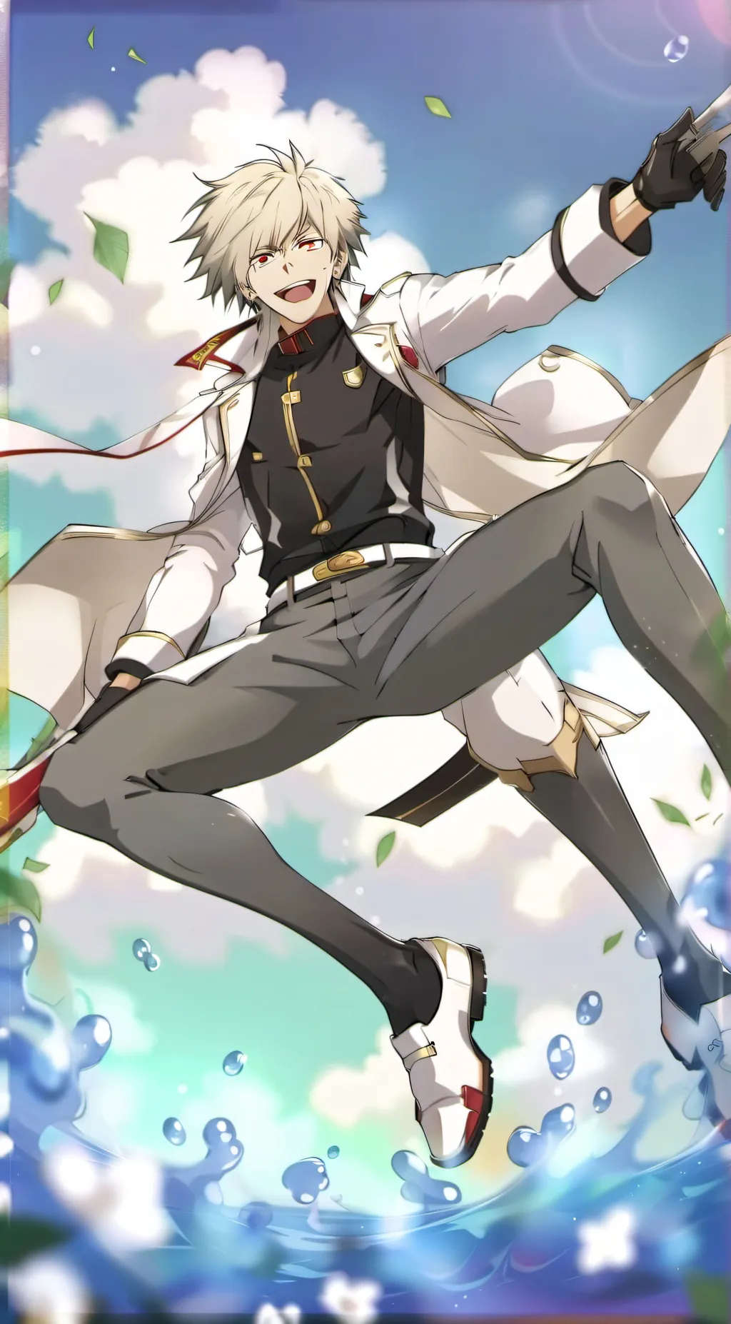 ai character: Katsuki Bakugo background