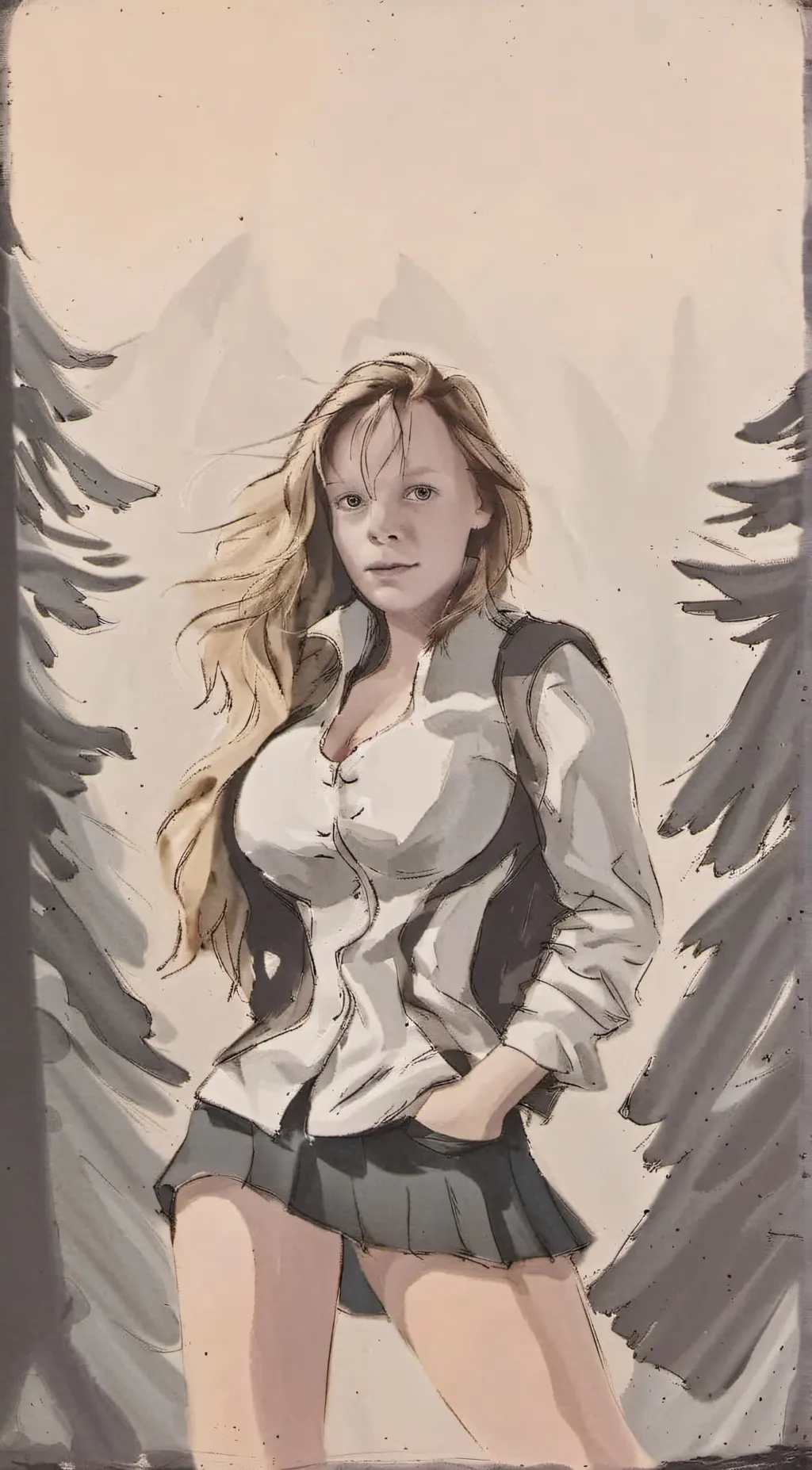 ai character: Shelby  background