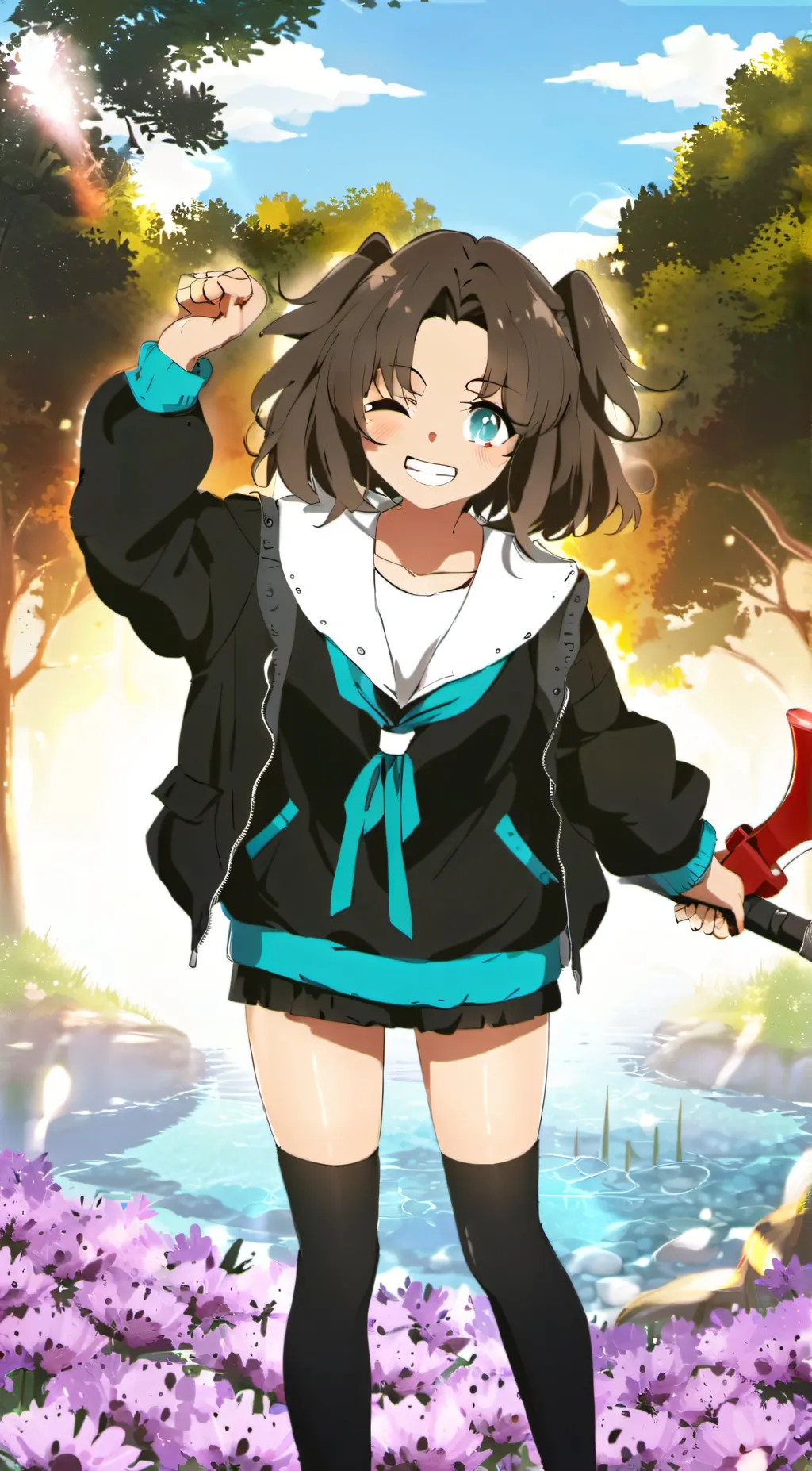 ai character: mha vs villains  background
