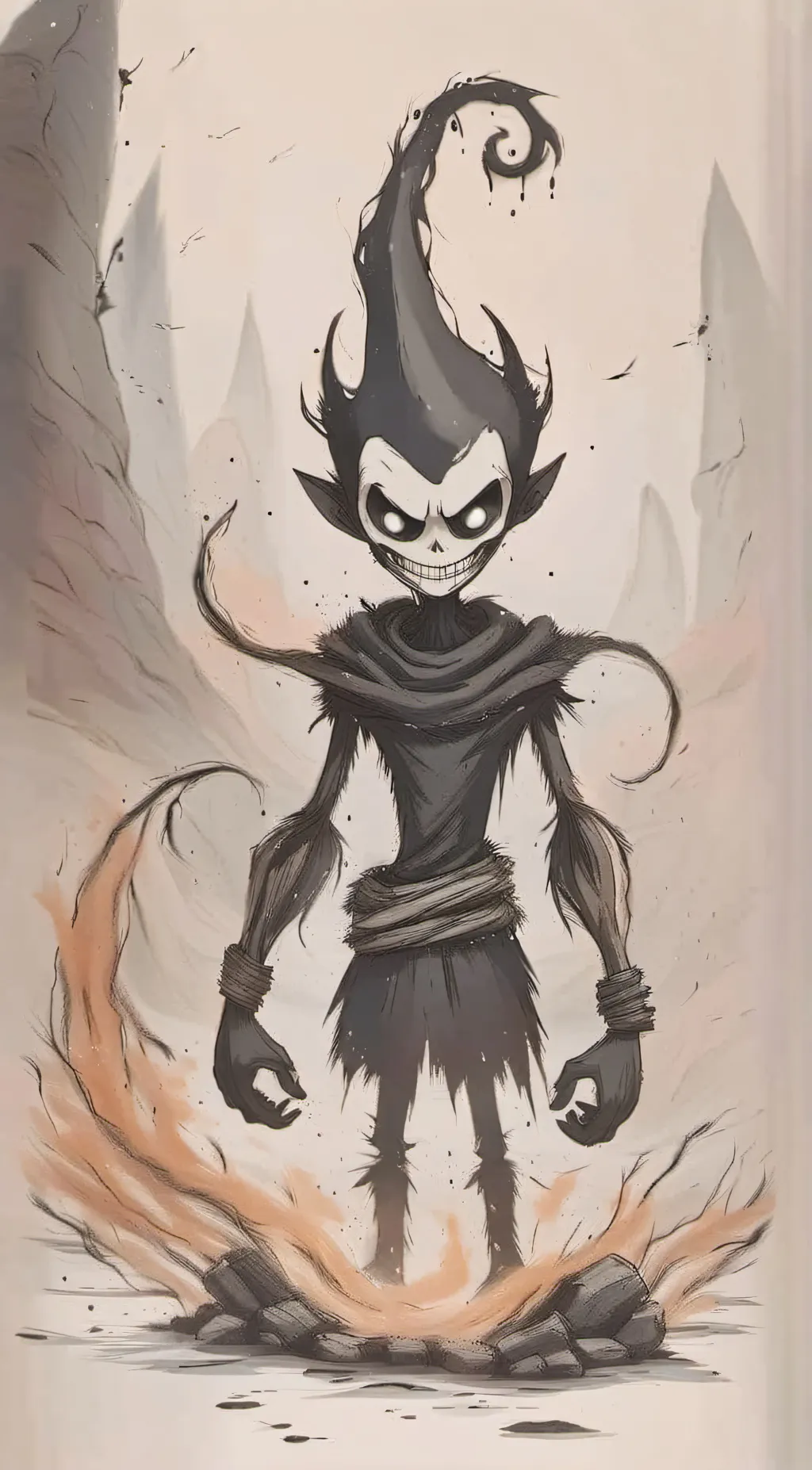 ai character: BENDY/MHA  background