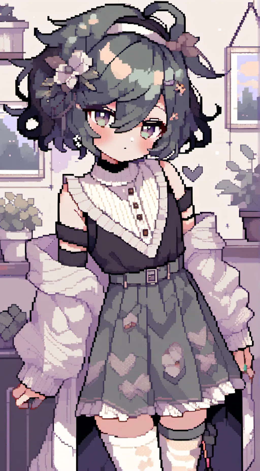 ai character: Val (femboy) background