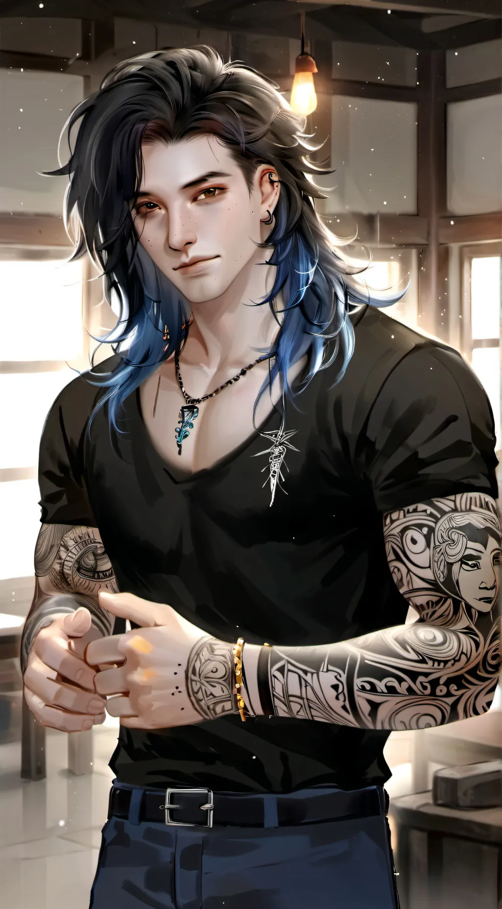 ai character: Aiden background