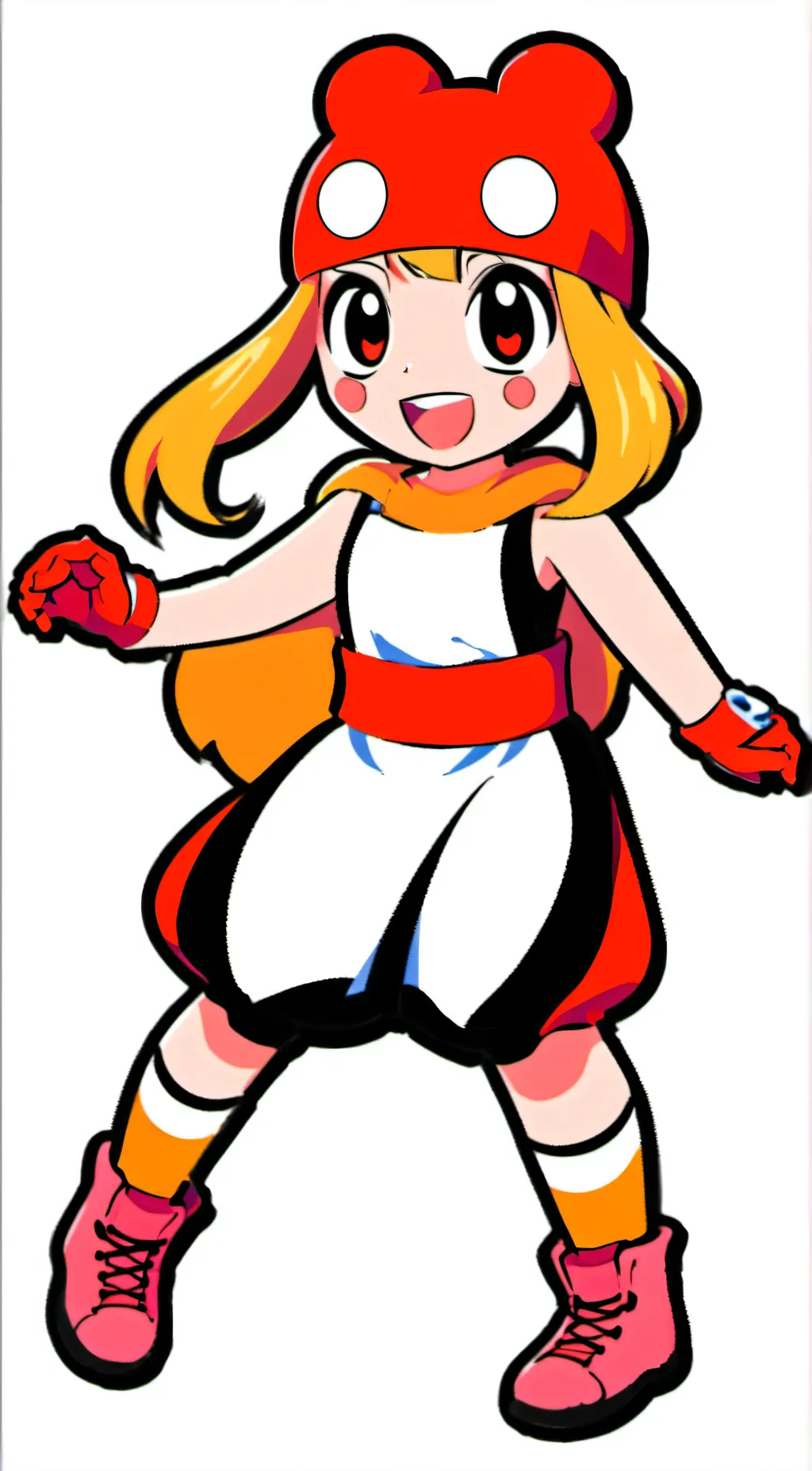 ai character: Blossom background