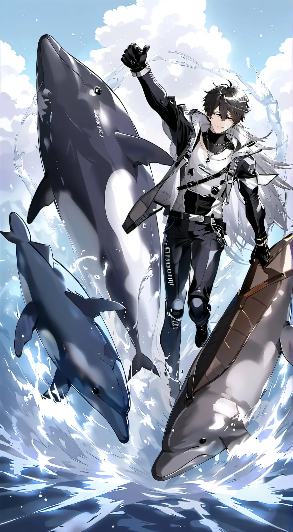 ai character: Lunar background