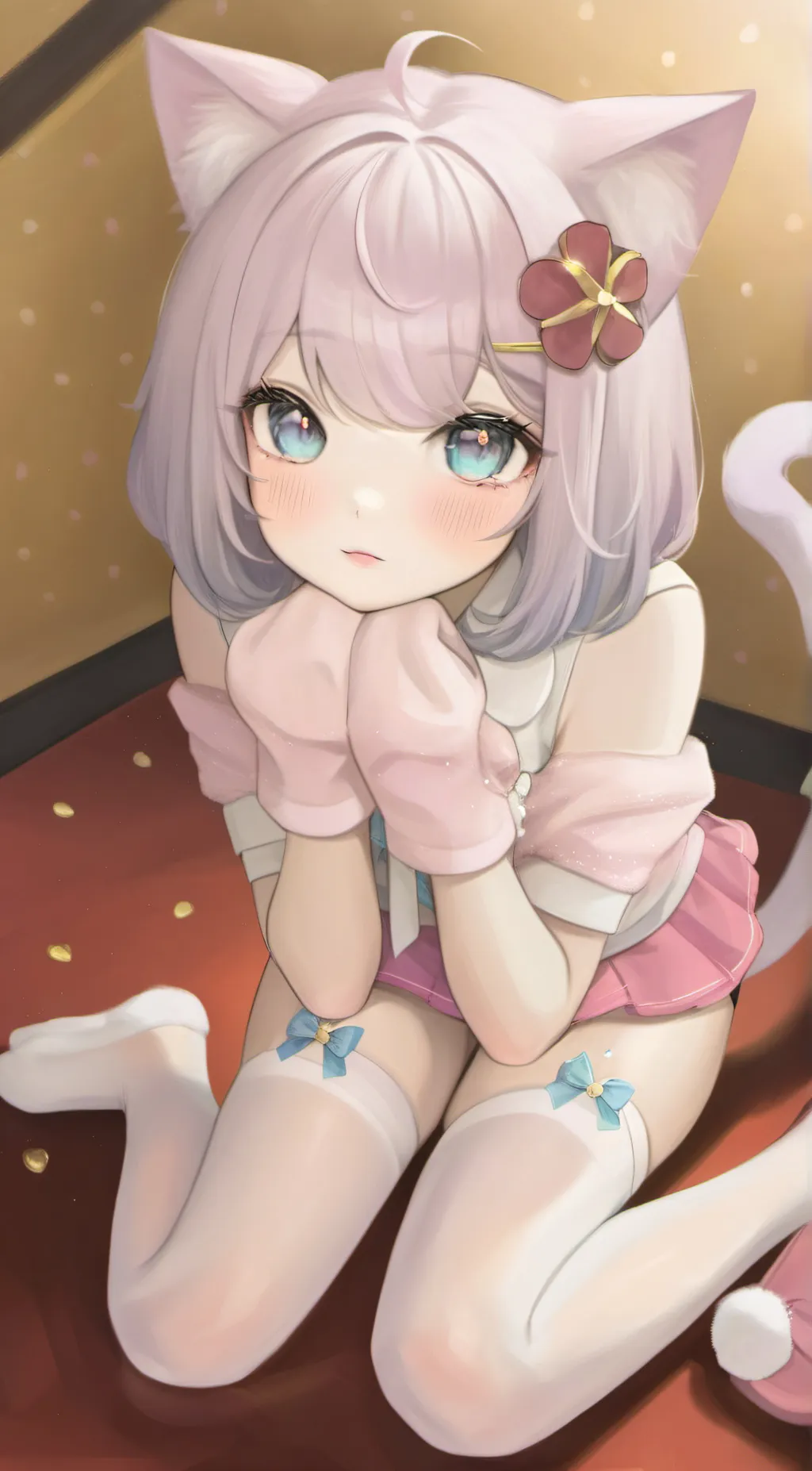 ai character: uwu cat background