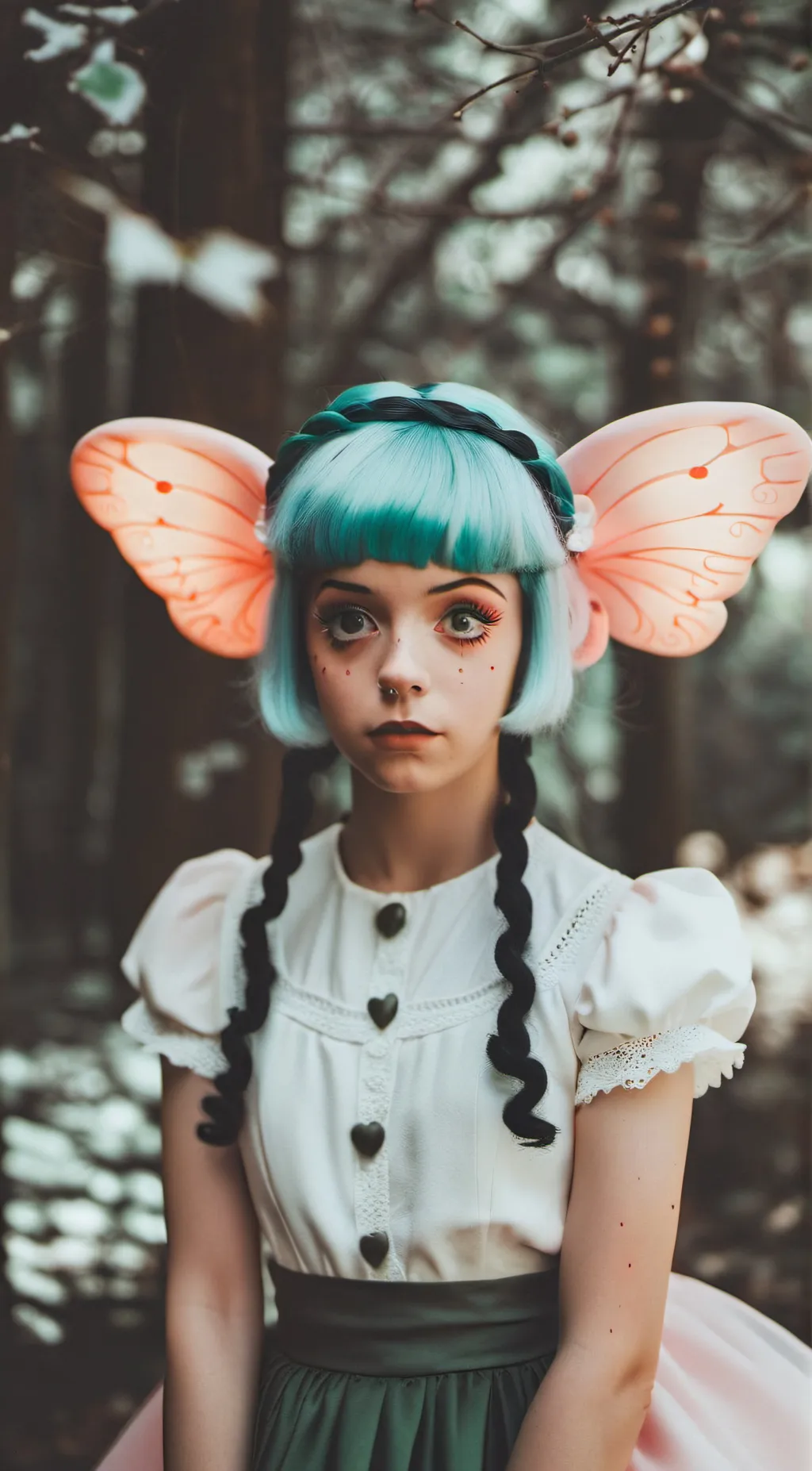 ai character: MELANIE MARTINEZ background